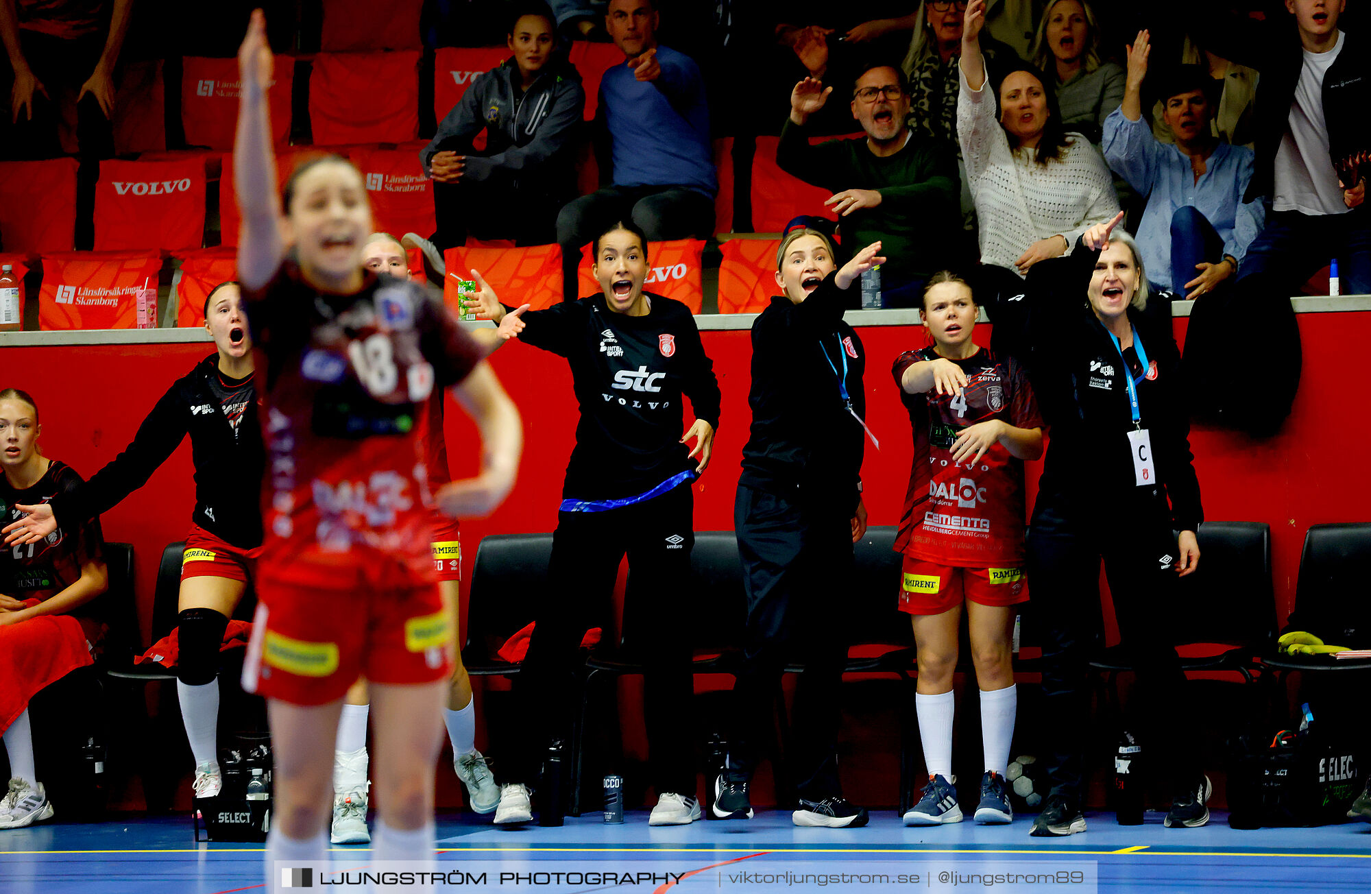 USM F18 Steg 4 Skövde HF-Skuru IK 23-26,dam,Skövde Idrottshall,Skövde,Sverige,Ungdoms-SM,Handboll,2025,369428