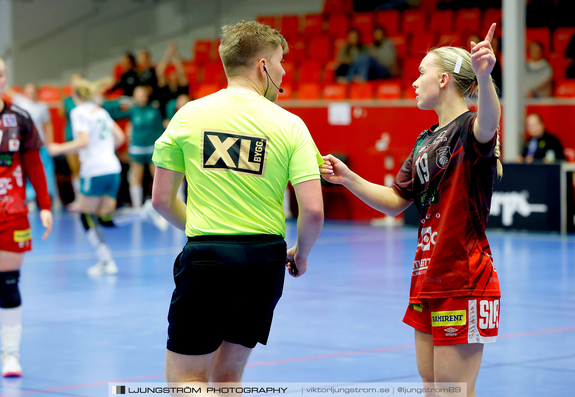 USM F18 Steg 4 Skövde HF-Skuru IK 23-26,dam,Skövde Idrottshall,Skövde,Sverige,Ungdoms-SM,Handboll,2025,369431