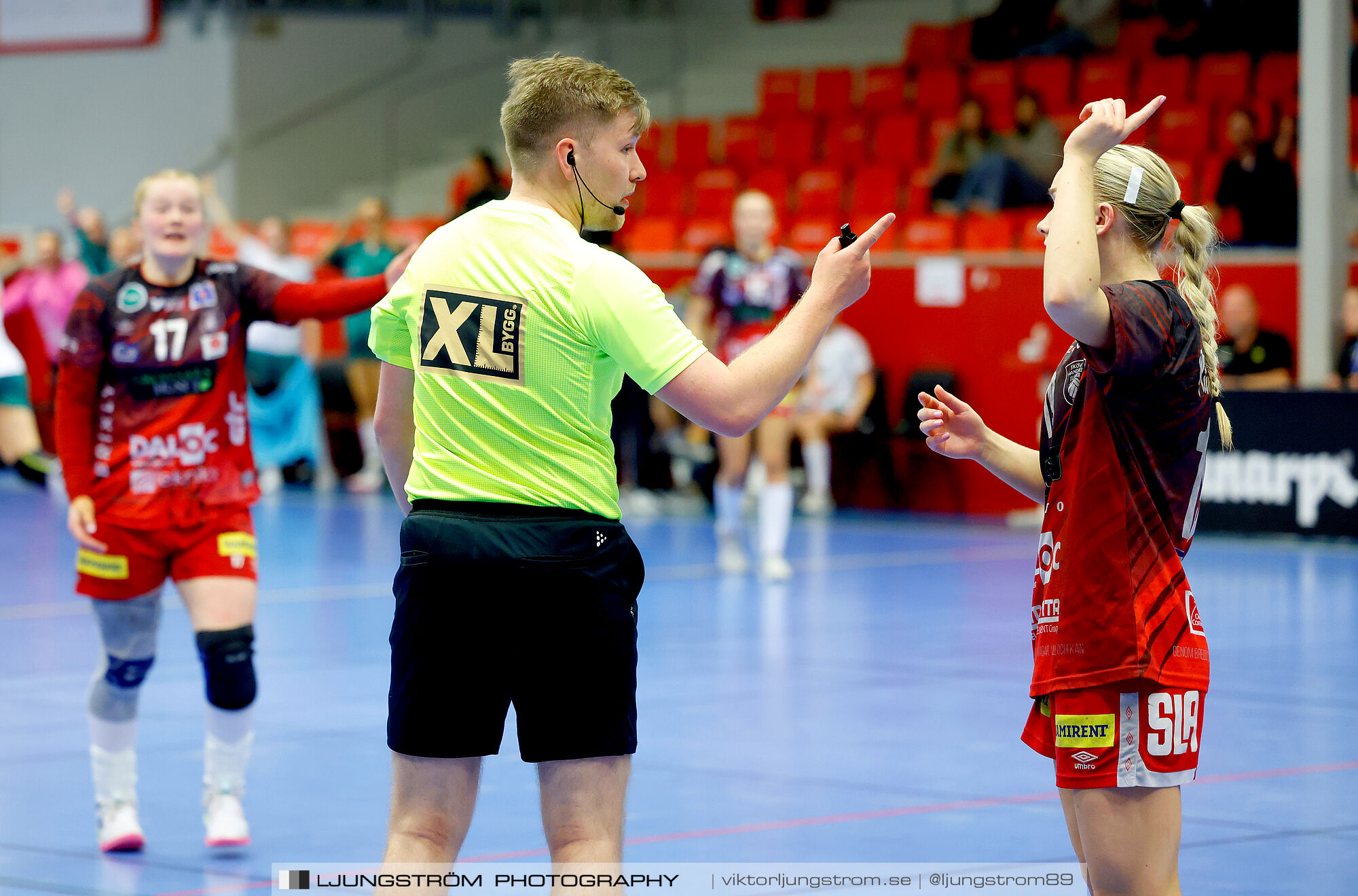 USM F18 Steg 4 Skövde HF-Skuru IK 23-26,dam,Skövde Idrottshall,Skövde,Sverige,Ungdoms-SM,Handboll,2025,369432