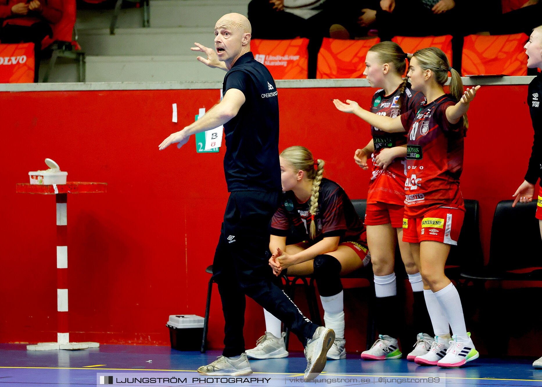 USM F18 Steg 4 Skövde HF-Skuru IK 23-26,dam,Skövde Idrottshall,Skövde,Sverige,Ungdoms-SM,Handboll,2025,369433