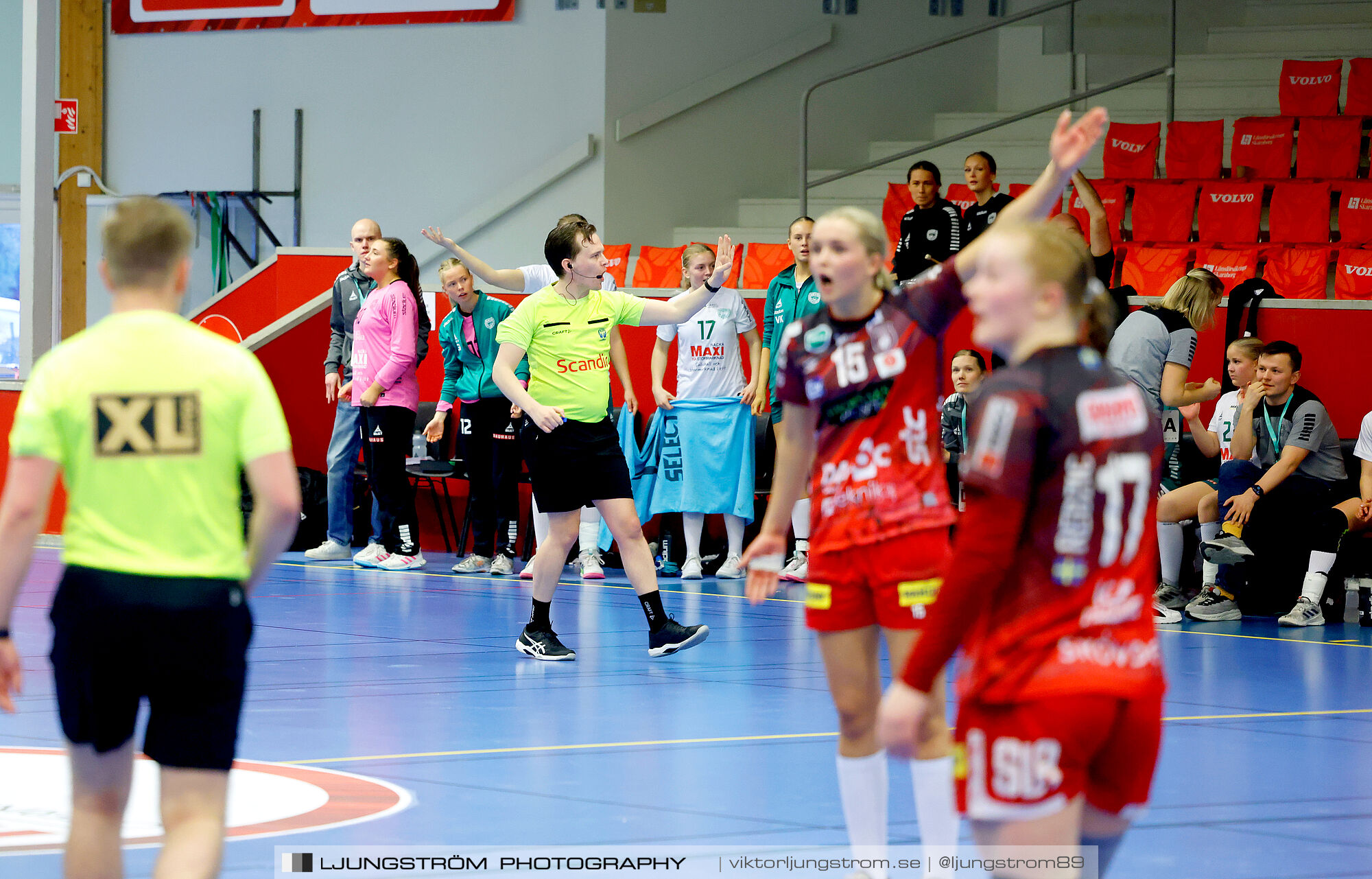 USM F18 Steg 4 Skövde HF-Skuru IK 23-26,dam,Skövde Idrottshall,Skövde,Sverige,Ungdoms-SM,Handboll,2025,369434