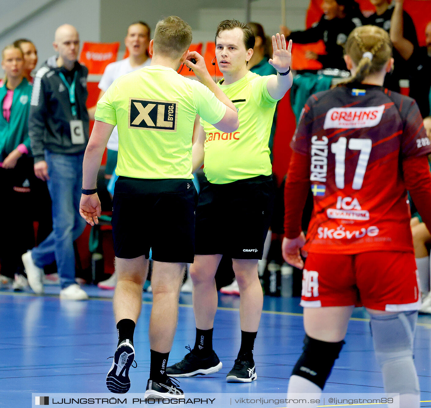 USM F18 Steg 4 Skövde HF-Skuru IK 23-26,dam,Skövde Idrottshall,Skövde,Sverige,Ungdoms-SM,Handboll,2025,369436