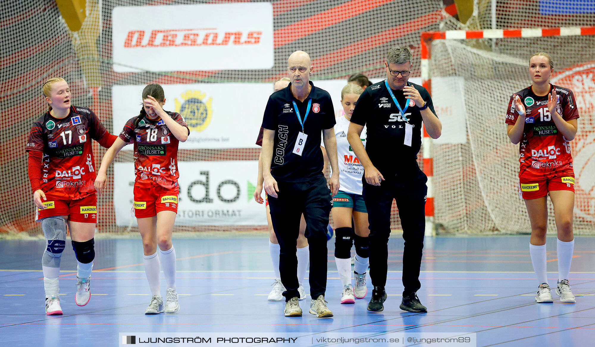 USM F18 Steg 4 Skövde HF-Skuru IK 23-26,dam,Skövde Idrottshall,Skövde,Sverige,Ungdoms-SM,Handboll,2025,369439