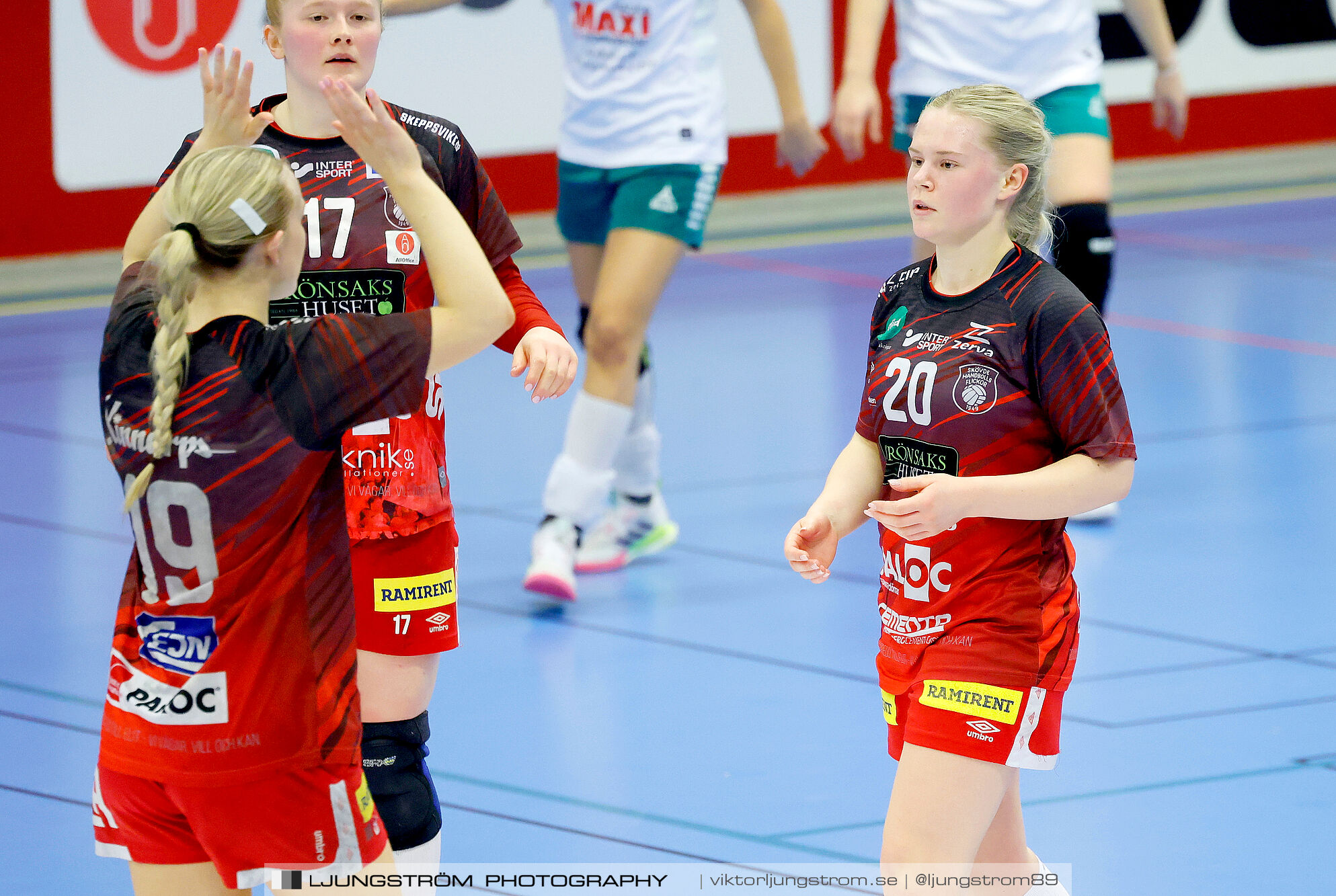 USM F18 Steg 4 Skövde HF-Skuru IK 23-26,dam,Skövde Idrottshall,Skövde,Sverige,Ungdoms-SM,Handboll,2025,369453