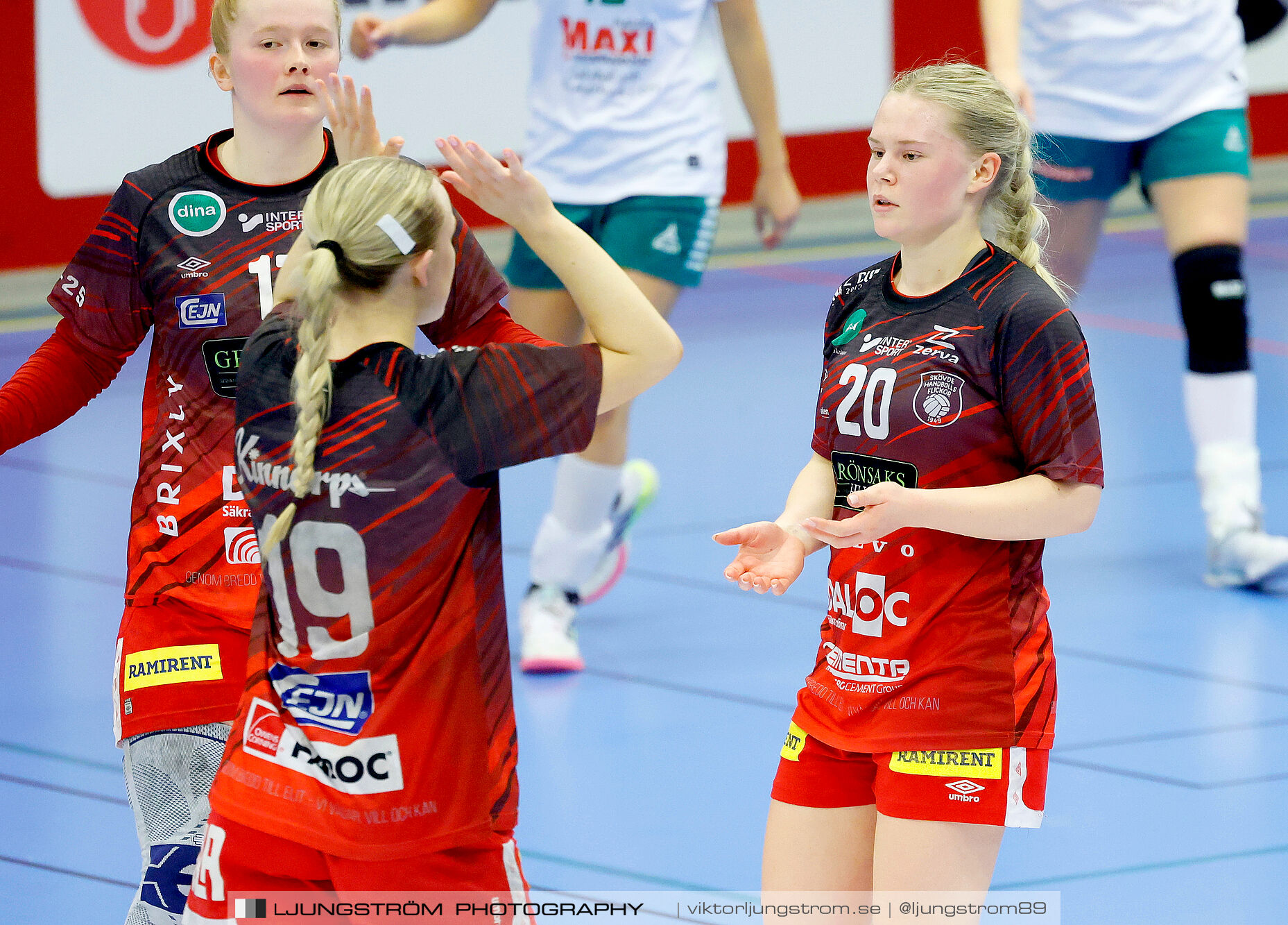 USM F18 Steg 4 Skövde HF-Skuru IK 23-26,dam,Skövde Idrottshall,Skövde,Sverige,Ungdoms-SM,Handboll,2025,369454