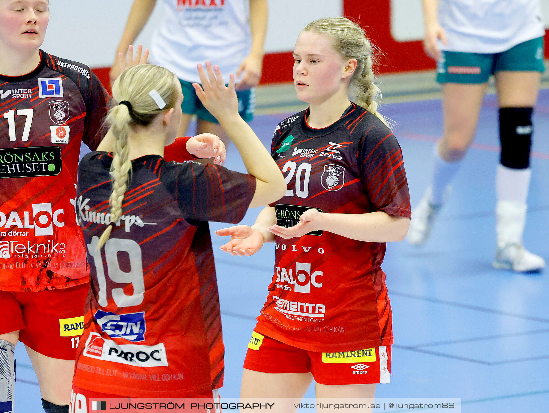 USM F18 Steg 4 Skövde HF-Skuru IK 23-26,dam,Skövde Idrottshall,Skövde,Sverige,Ungdoms-SM,Handboll,2025,369455