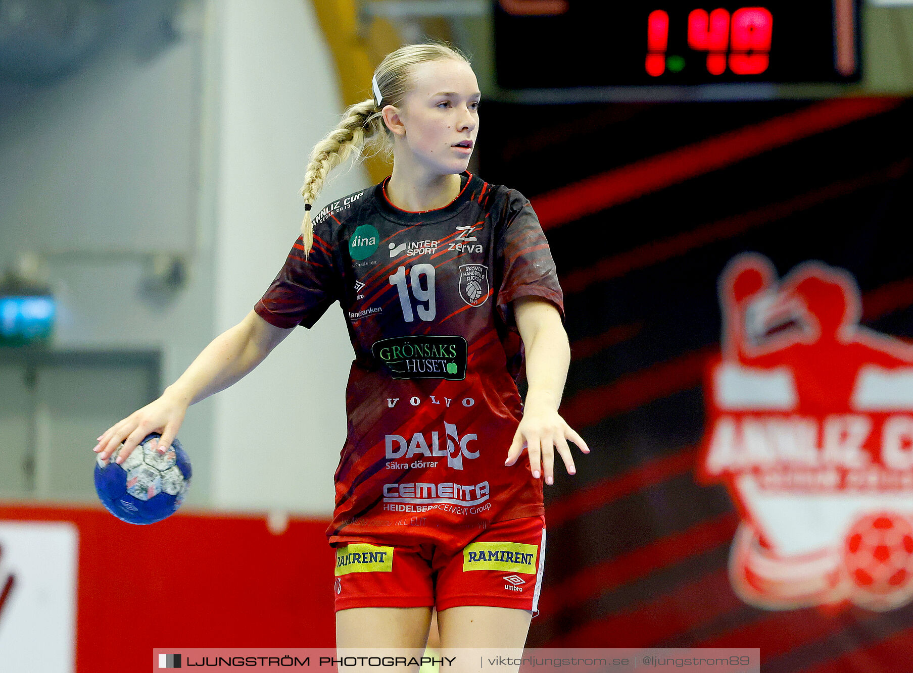 USM F18 Steg 4 Skövde HF-Skuru IK 23-26,dam,Skövde Idrottshall,Skövde,Sverige,Ungdoms-SM,Handboll,2025,369466