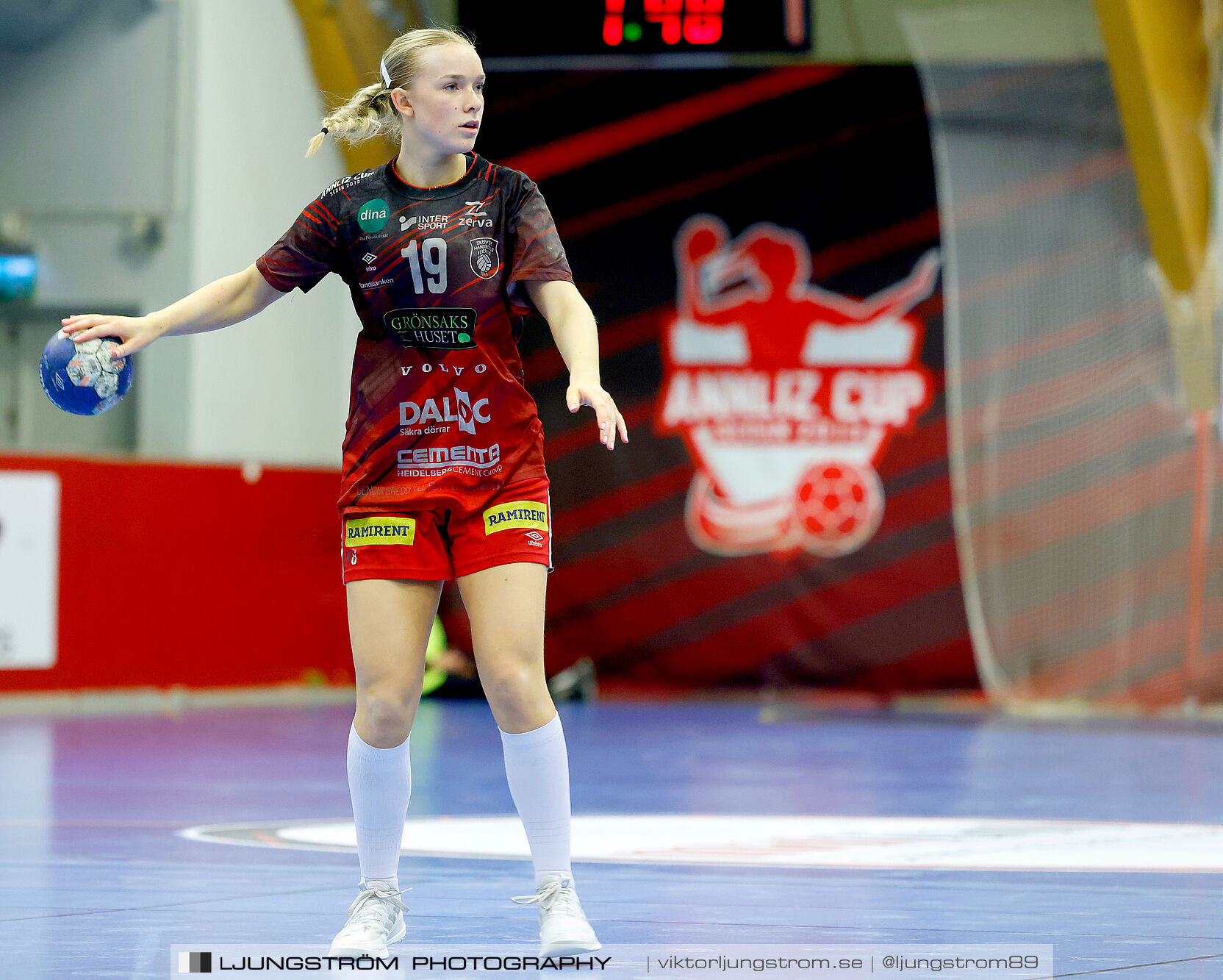 USM F18 Steg 4 Skövde HF-Skuru IK 23-26,dam,Skövde Idrottshall,Skövde,Sverige,Ungdoms-SM,Handboll,2025,369467