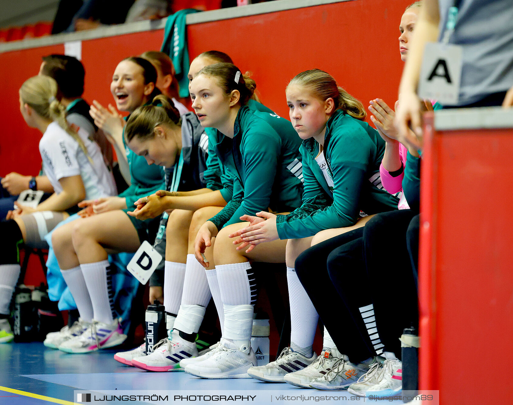 USM F18 Steg 4 Skövde HF-Skuru IK 23-26,dam,Skövde Idrottshall,Skövde,Sverige,Ungdoms-SM,Handboll,2025,369470