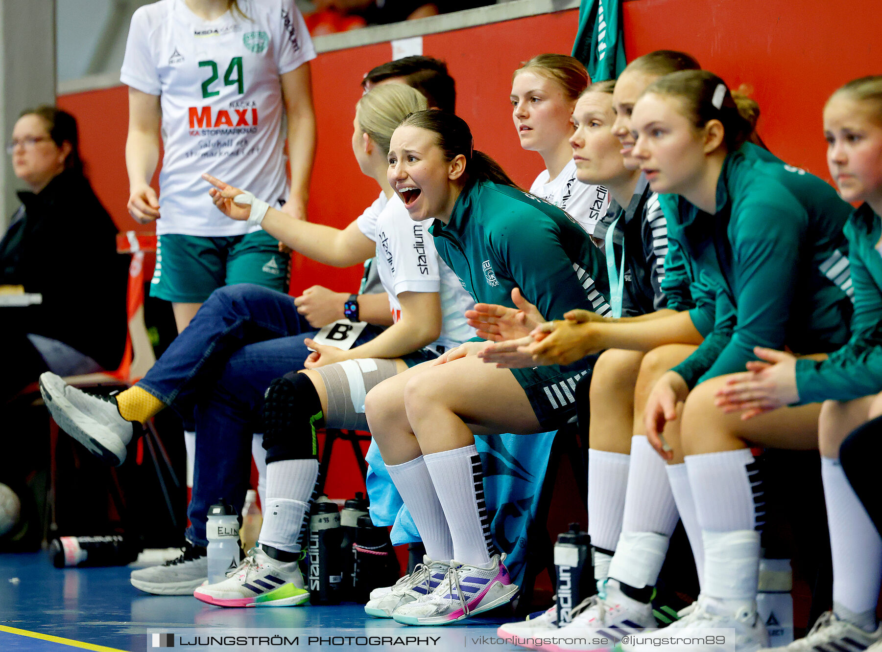 USM F18 Steg 4 Skövde HF-Skuru IK 23-26,dam,Skövde Idrottshall,Skövde,Sverige,Ungdoms-SM,Handboll,2025,369471