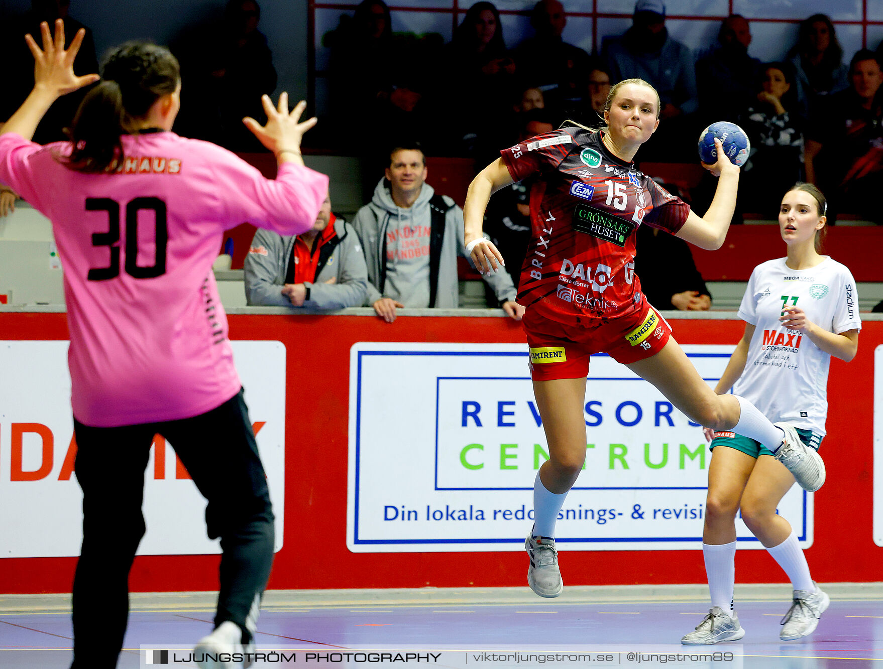 USM F18 Steg 4 Skövde HF-Skuru IK 23-26,dam,Skövde Idrottshall,Skövde,Sverige,Ungdoms-SM,Handboll,2025,369475