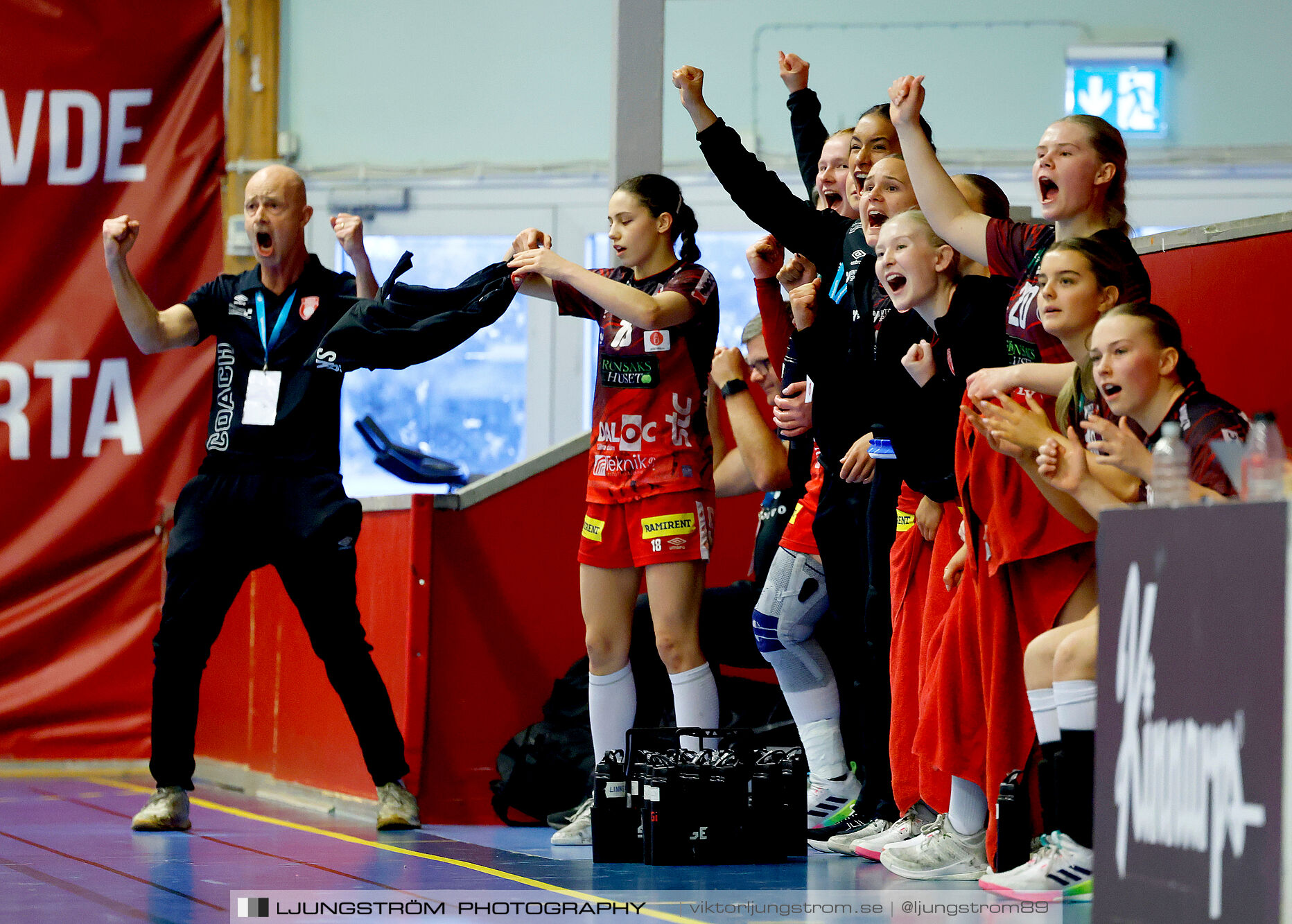 USM F18 Steg 4 Skövde HF-Skuru IK 23-26,dam,Skövde Idrottshall,Skövde,Sverige,Ungdoms-SM,Handboll,2025,369478
