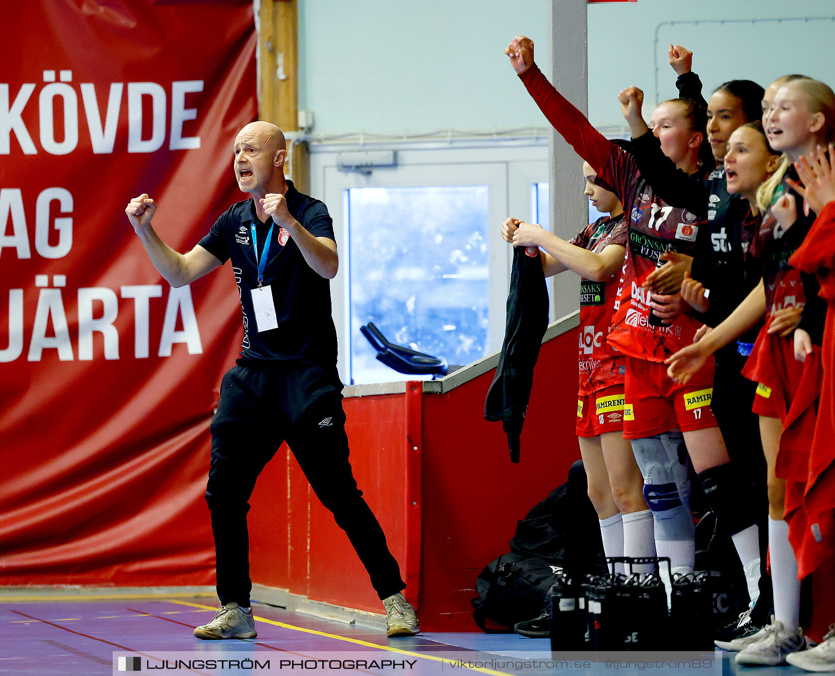USM F18 Steg 4 Skövde HF-Skuru IK 23-26,dam,Skövde Idrottshall,Skövde,Sverige,Ungdoms-SM,Handboll,2025,369480