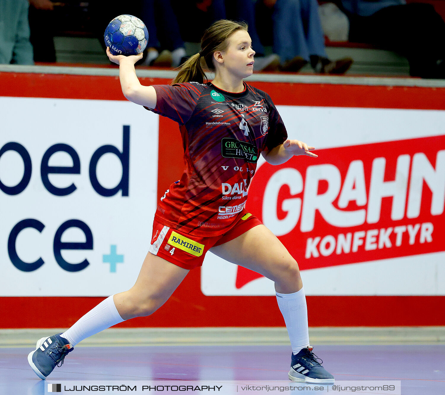 USM F18 Steg 4 Skövde HF-Skuru IK 23-26,dam,Skövde Idrottshall,Skövde,Sverige,Ungdoms-SM,Handboll,2025,369489