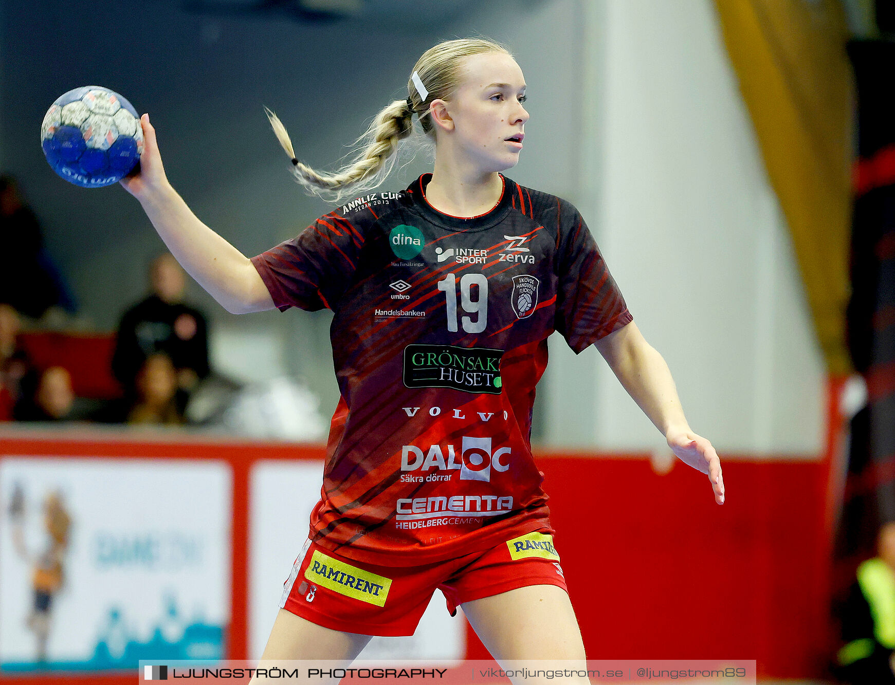 USM F18 Steg 4 Skövde HF-Skuru IK 23-26,dam,Skövde Idrottshall,Skövde,Sverige,Ungdoms-SM,Handboll,2025,369490