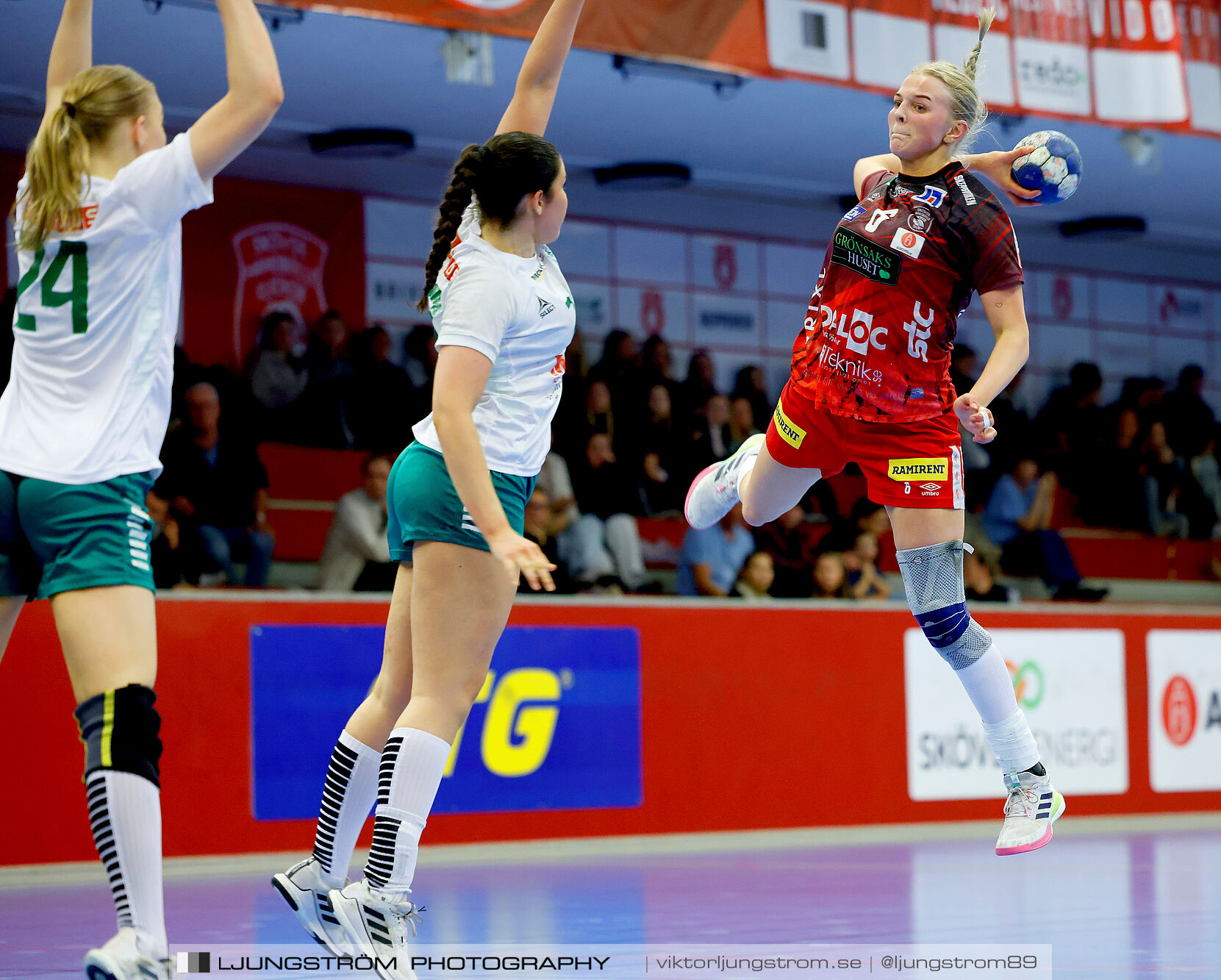 USM F18 Steg 4 Skövde HF-Skuru IK 23-26,dam,Skövde Idrottshall,Skövde,Sverige,Ungdoms-SM,Handboll,2025,369496