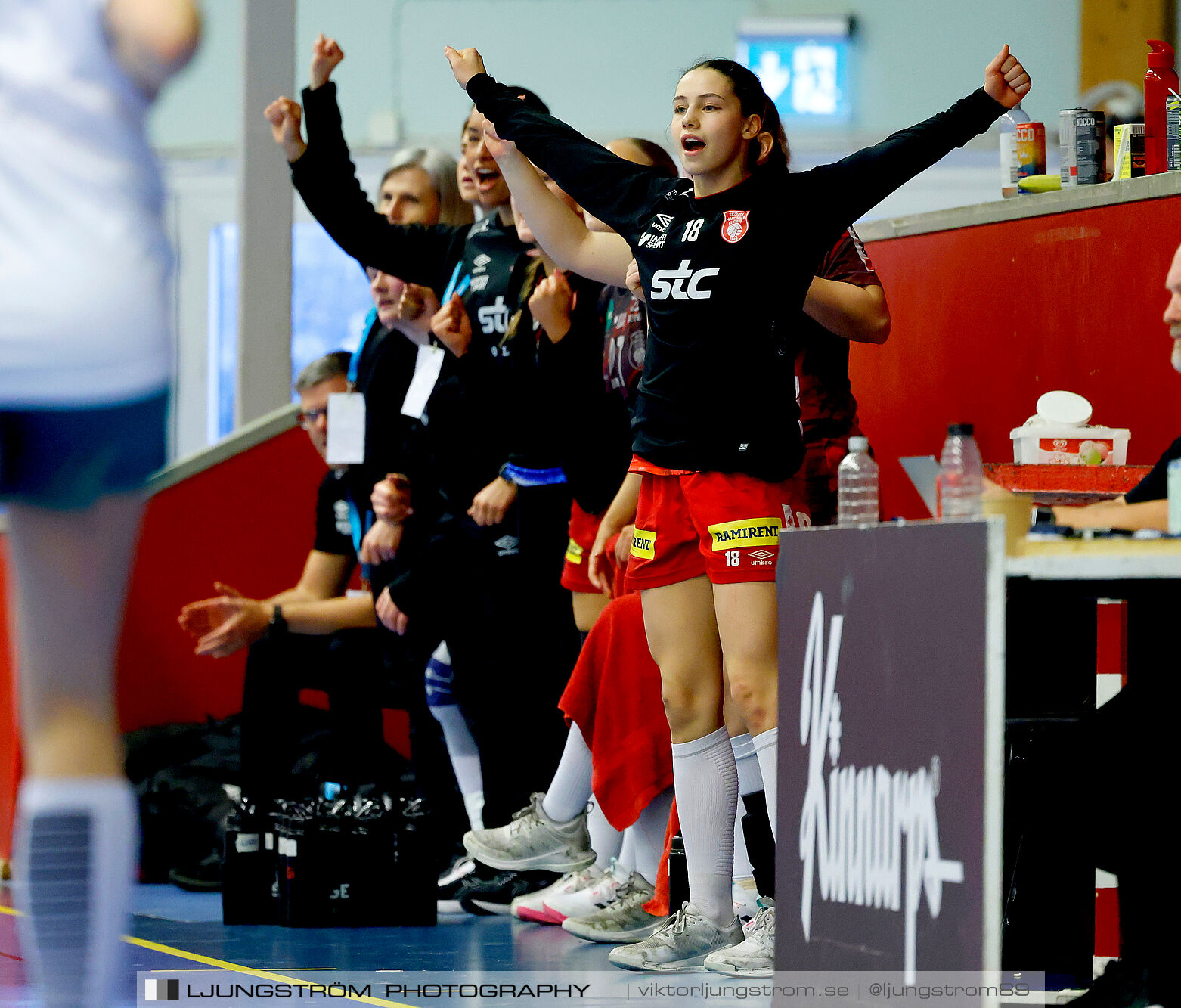 USM F18 Steg 4 Skövde HF-Skuru IK 23-26,dam,Skövde Idrottshall,Skövde,Sverige,Ungdoms-SM,Handboll,2025,369499