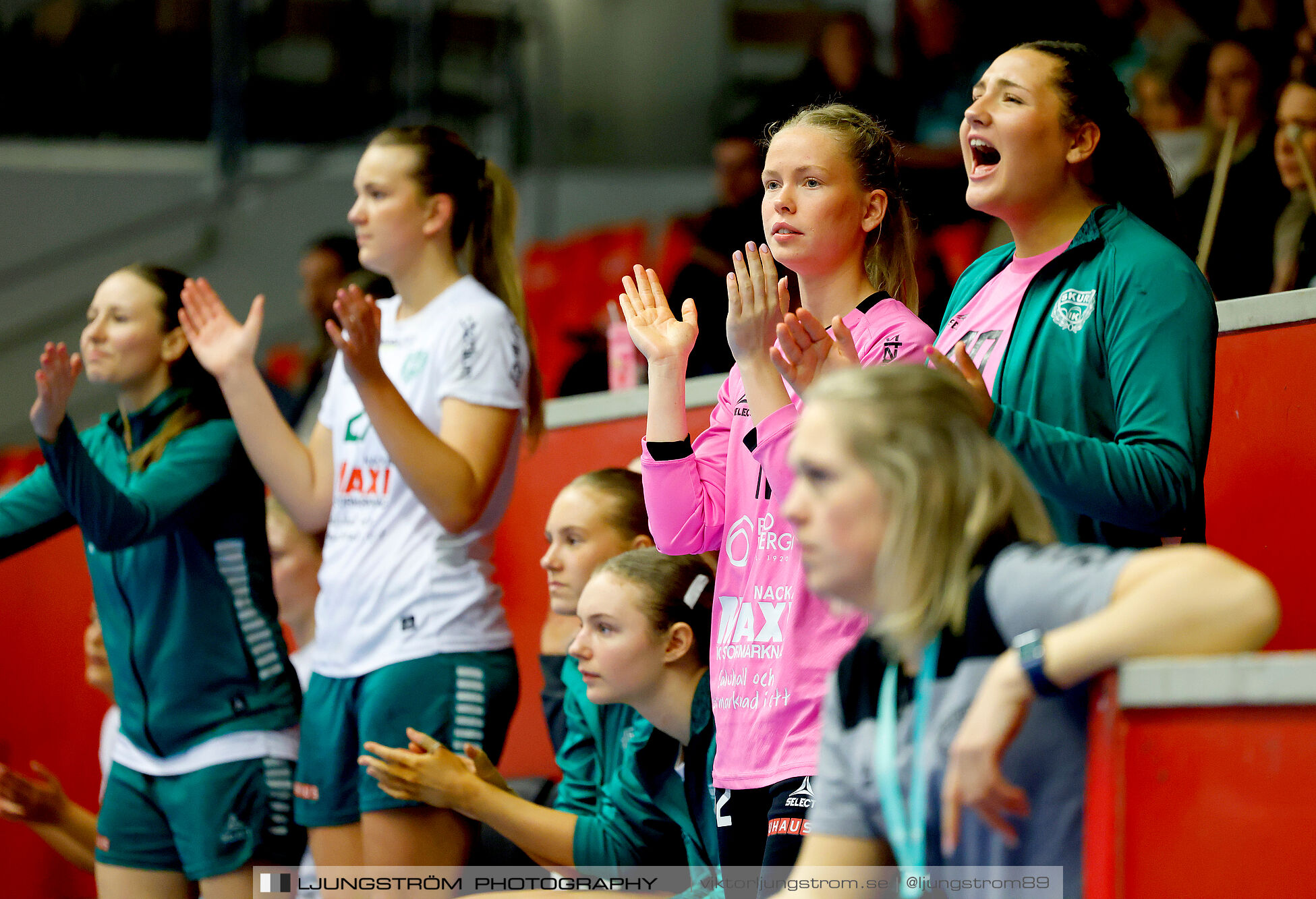 USM F18 Steg 4 Skövde HF-Skuru IK 23-26,dam,Skövde Idrottshall,Skövde,Sverige,Ungdoms-SM,Handboll,2025,369500