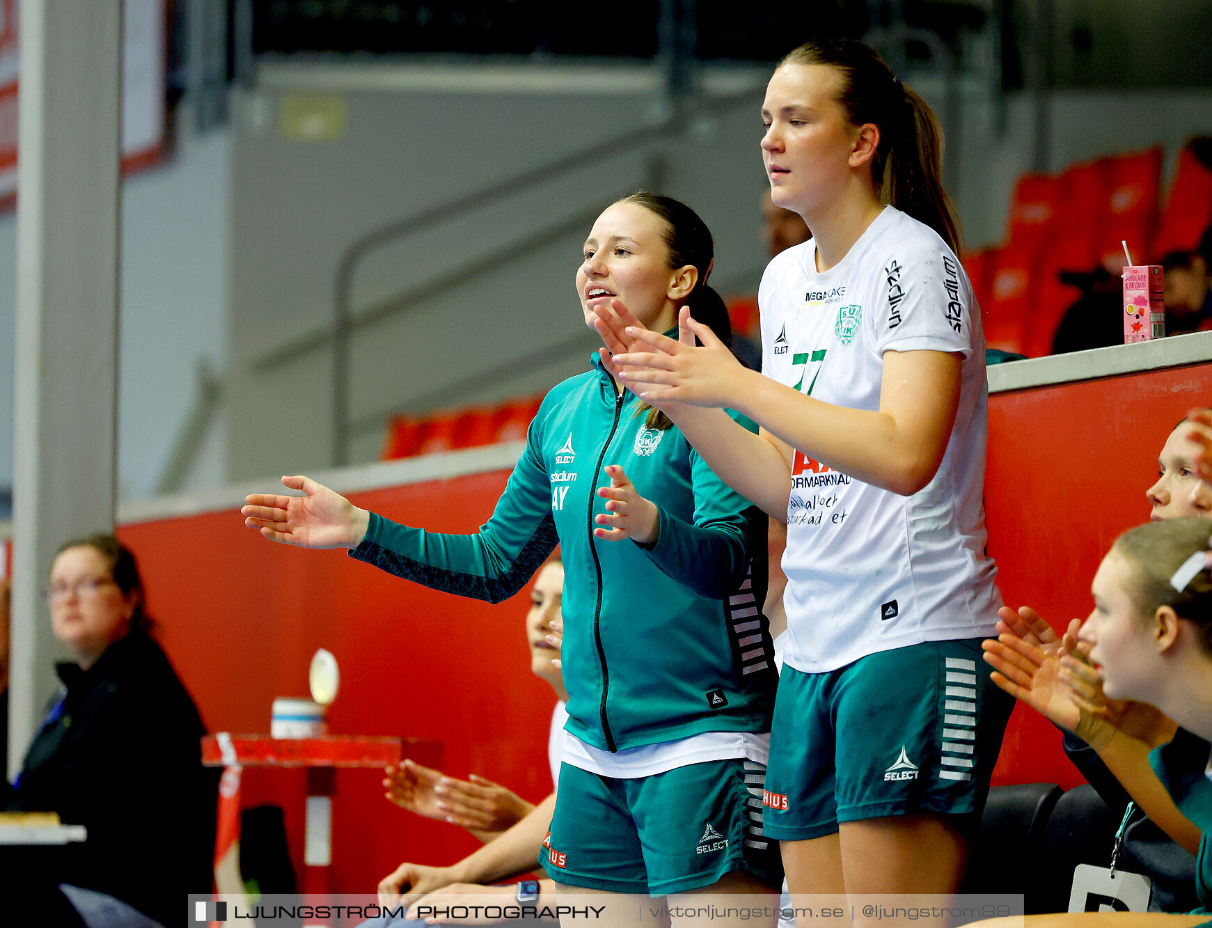 USM F18 Steg 4 Skövde HF-Skuru IK 23-26,dam,Skövde Idrottshall,Skövde,Sverige,Ungdoms-SM,Handboll,2025,369502