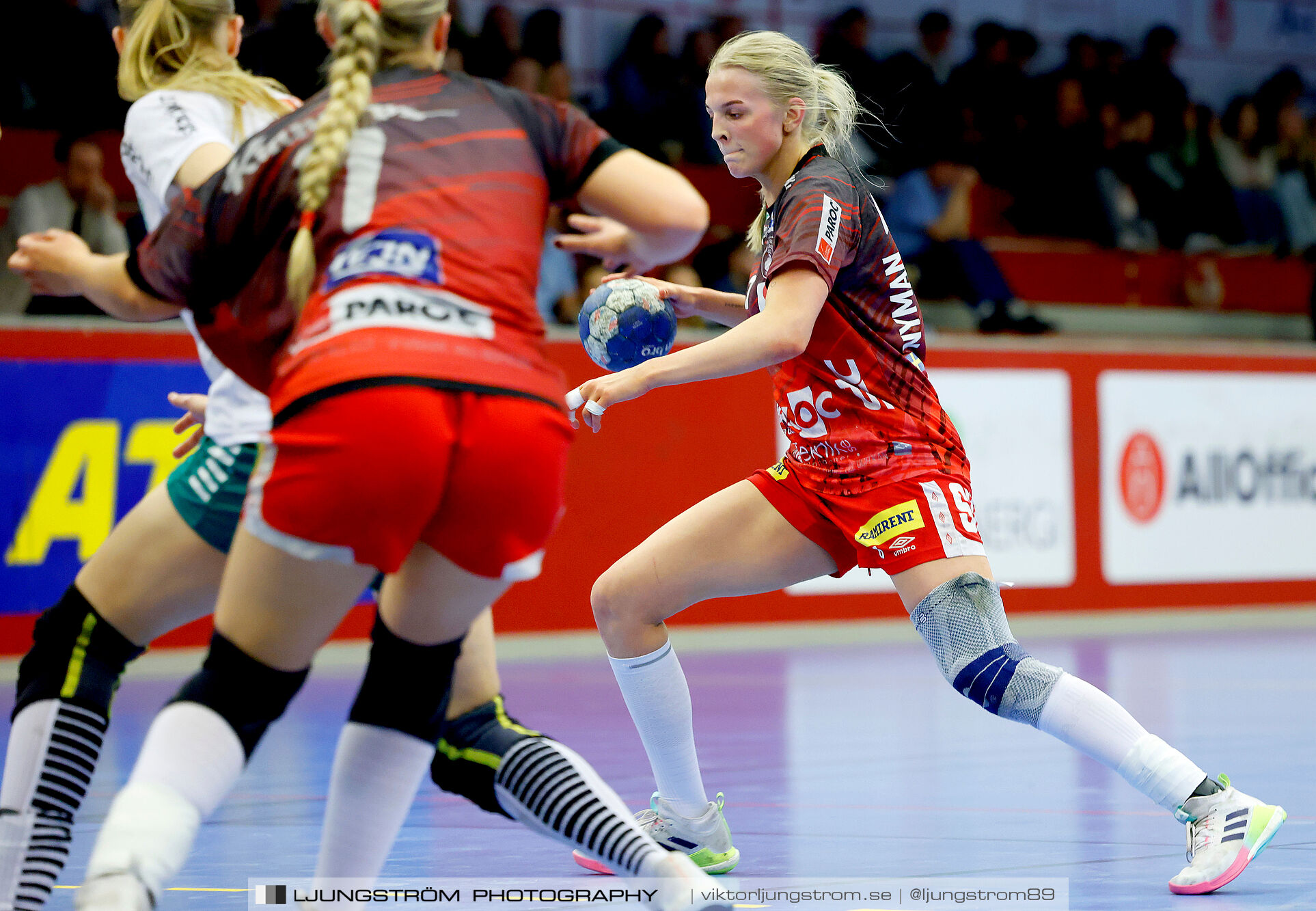 USM F18 Steg 4 Skövde HF-Skuru IK 23-26,dam,Skövde Idrottshall,Skövde,Sverige,Ungdoms-SM,Handboll,2025,369504