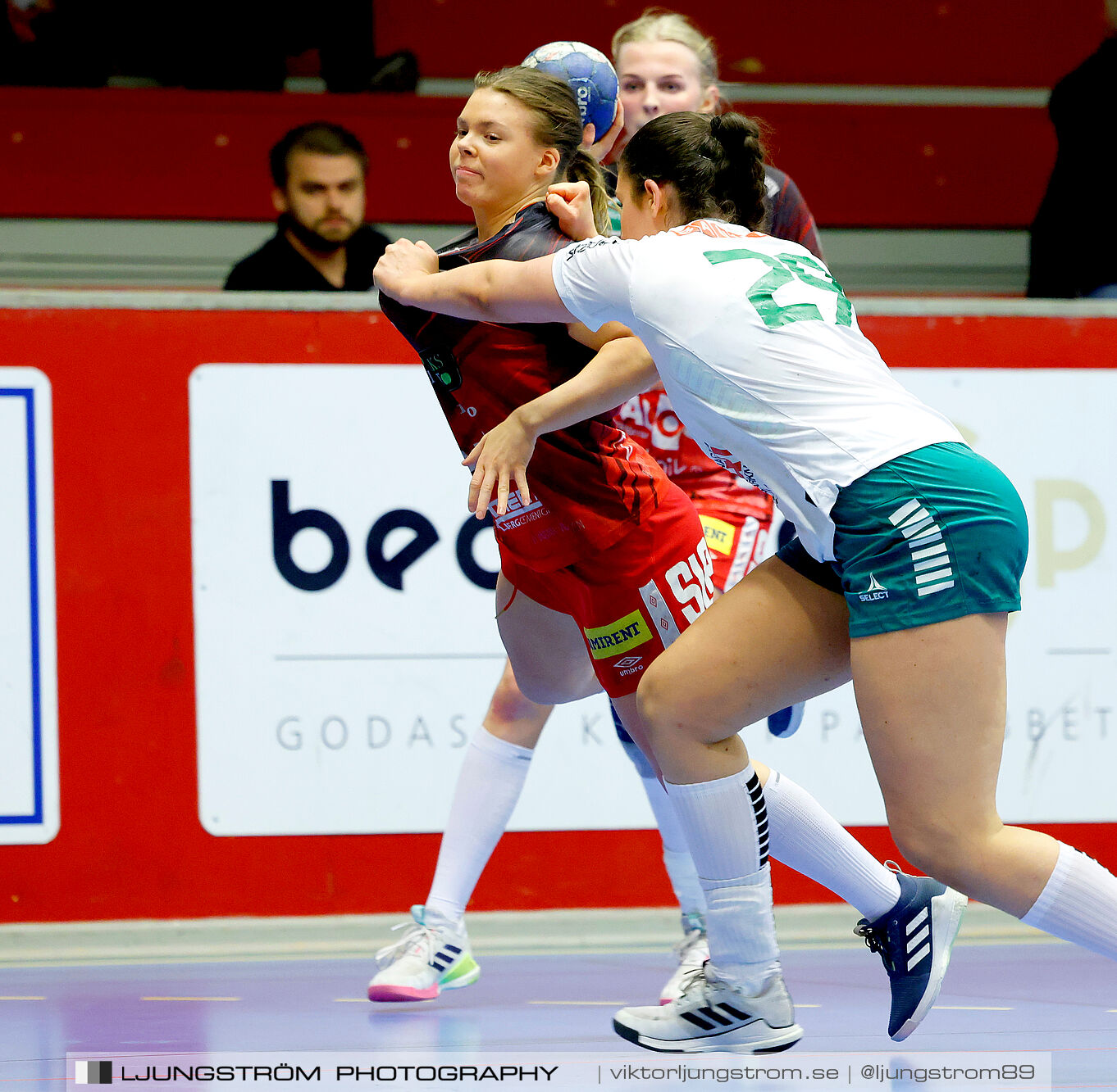 USM F18 Steg 4 Skövde HF-Skuru IK 23-26,dam,Skövde Idrottshall,Skövde,Sverige,Ungdoms-SM,Handboll,2025,369510
