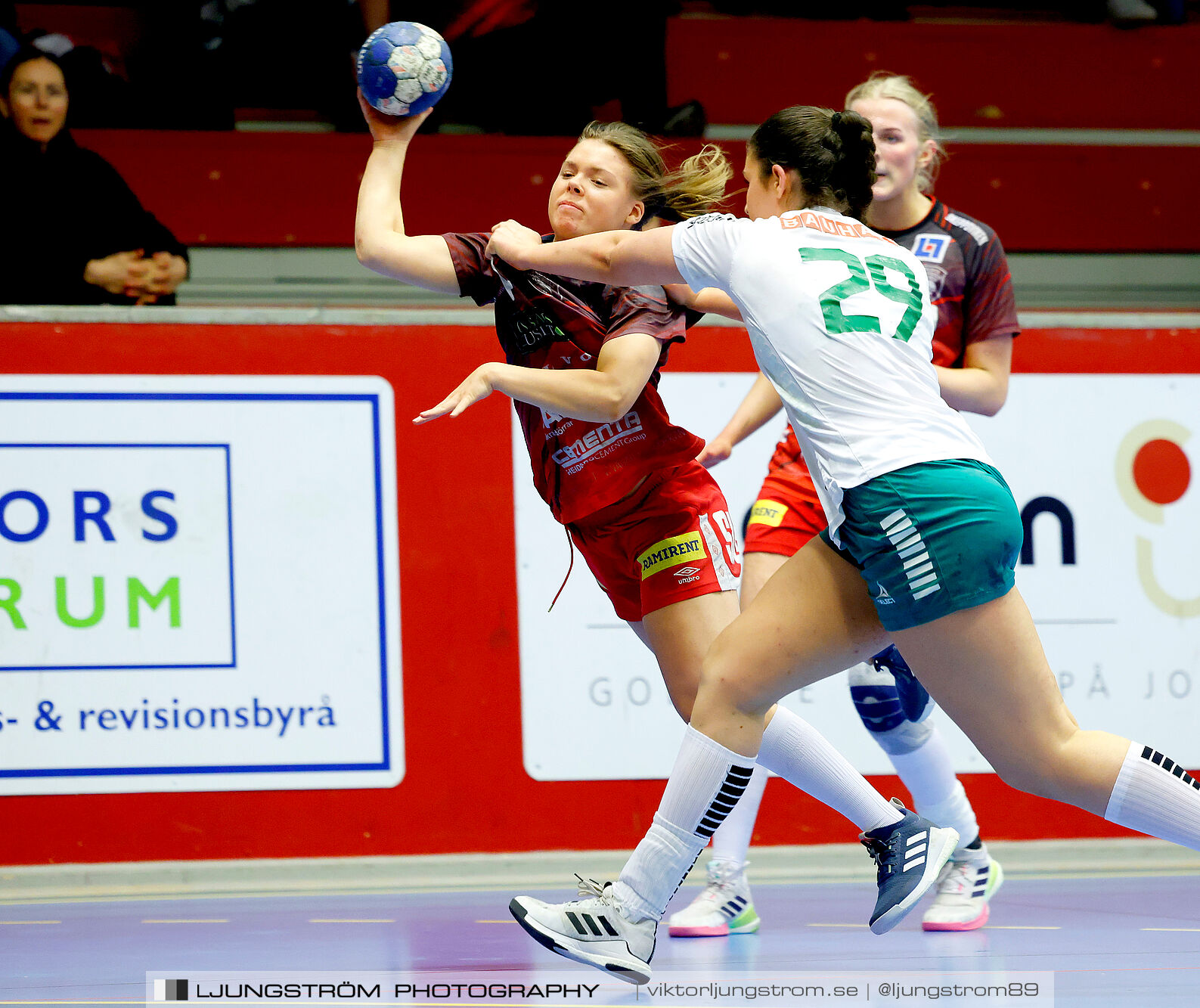 USM F18 Steg 4 Skövde HF-Skuru IK 23-26,dam,Skövde Idrottshall,Skövde,Sverige,Ungdoms-SM,Handboll,2025,369512