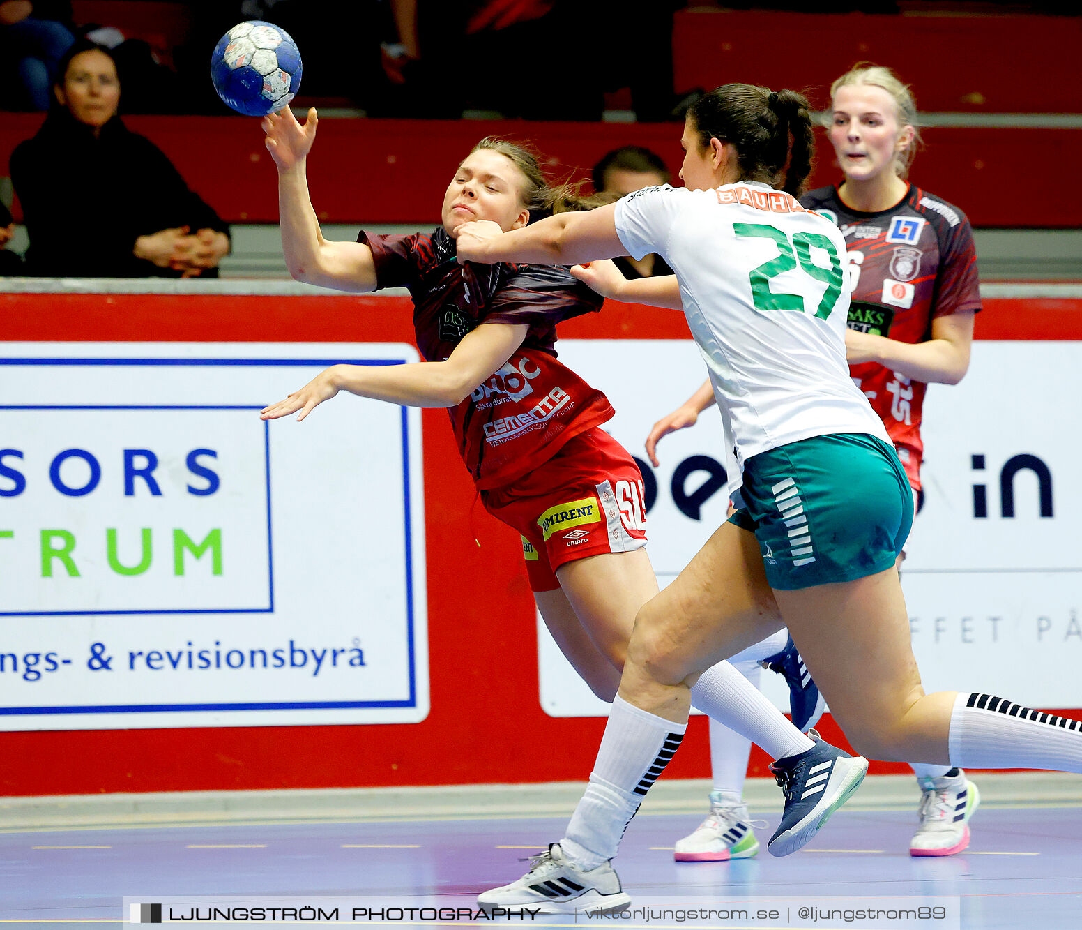 USM F18 Steg 4 Skövde HF-Skuru IK 23-26,dam,Skövde Idrottshall,Skövde,Sverige,Ungdoms-SM,Handboll,2025,369513