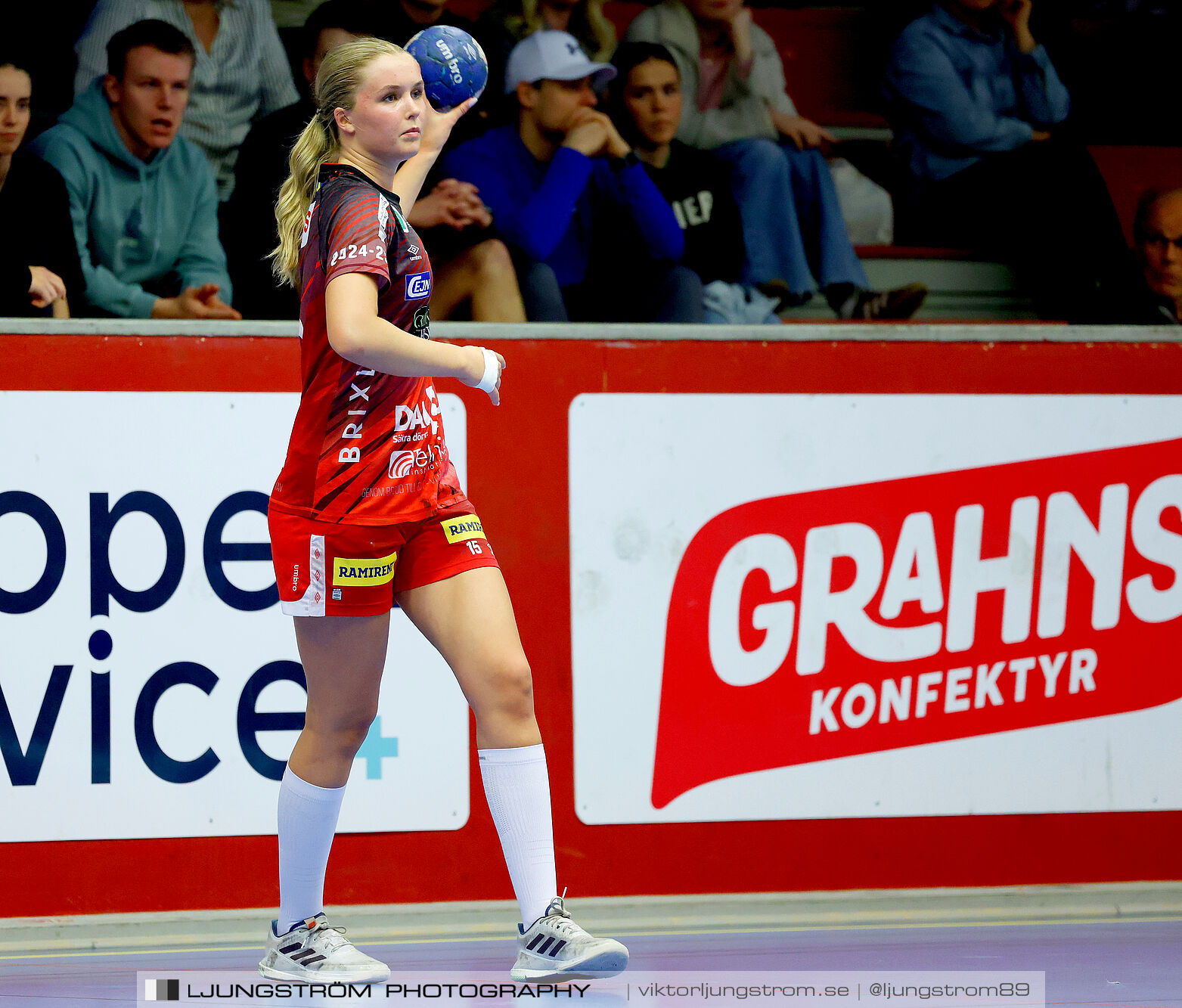 USM F18 Steg 4 Skövde HF-Skuru IK 23-26,dam,Skövde Idrottshall,Skövde,Sverige,Ungdoms-SM,Handboll,2025,369529