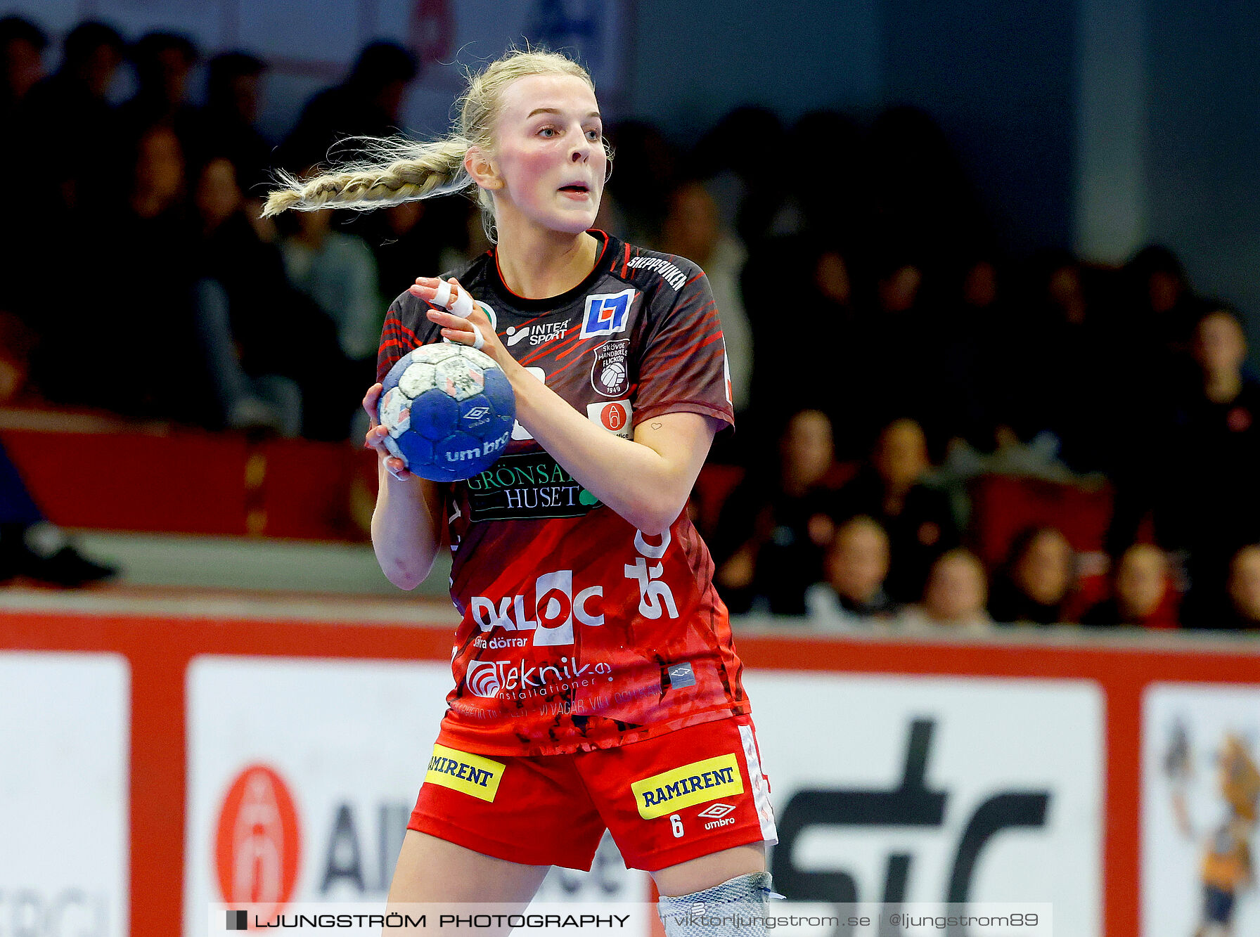 USM F18 Steg 4 Skövde HF-Skuru IK 23-26,dam,Skövde Idrottshall,Skövde,Sverige,Ungdoms-SM,Handboll,2025,369531
