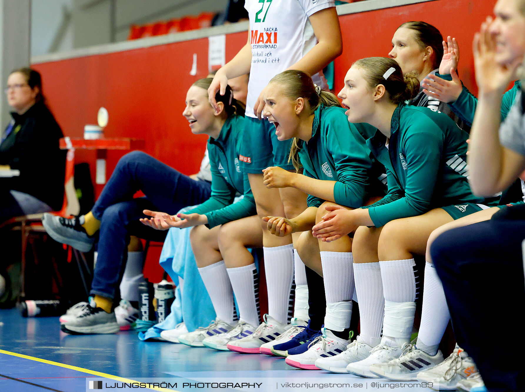 USM F18 Steg 4 Skövde HF-Skuru IK 23-26,dam,Skövde Idrottshall,Skövde,Sverige,Ungdoms-SM,Handboll,2025,369534