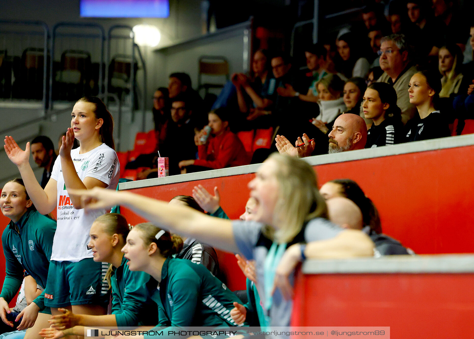 USM F18 Steg 4 Skövde HF-Skuru IK 23-26,dam,Skövde Idrottshall,Skövde,Sverige,Ungdoms-SM,Handboll,2025,369535