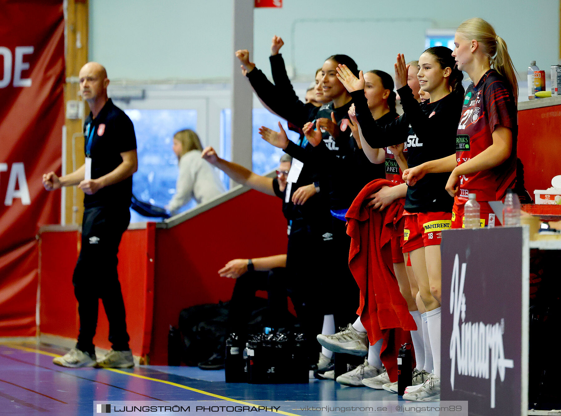 USM F18 Steg 4 Skövde HF-Skuru IK 23-26,dam,Skövde Idrottshall,Skövde,Sverige,Ungdoms-SM,Handboll,2025,369543