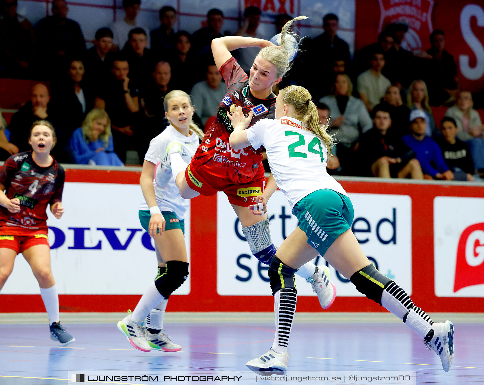 USM F18 Steg 4 Skövde HF-Skuru IK 23-26,dam,Skövde Idrottshall,Skövde,Sverige,Ungdoms-SM,Handboll,2025,369562