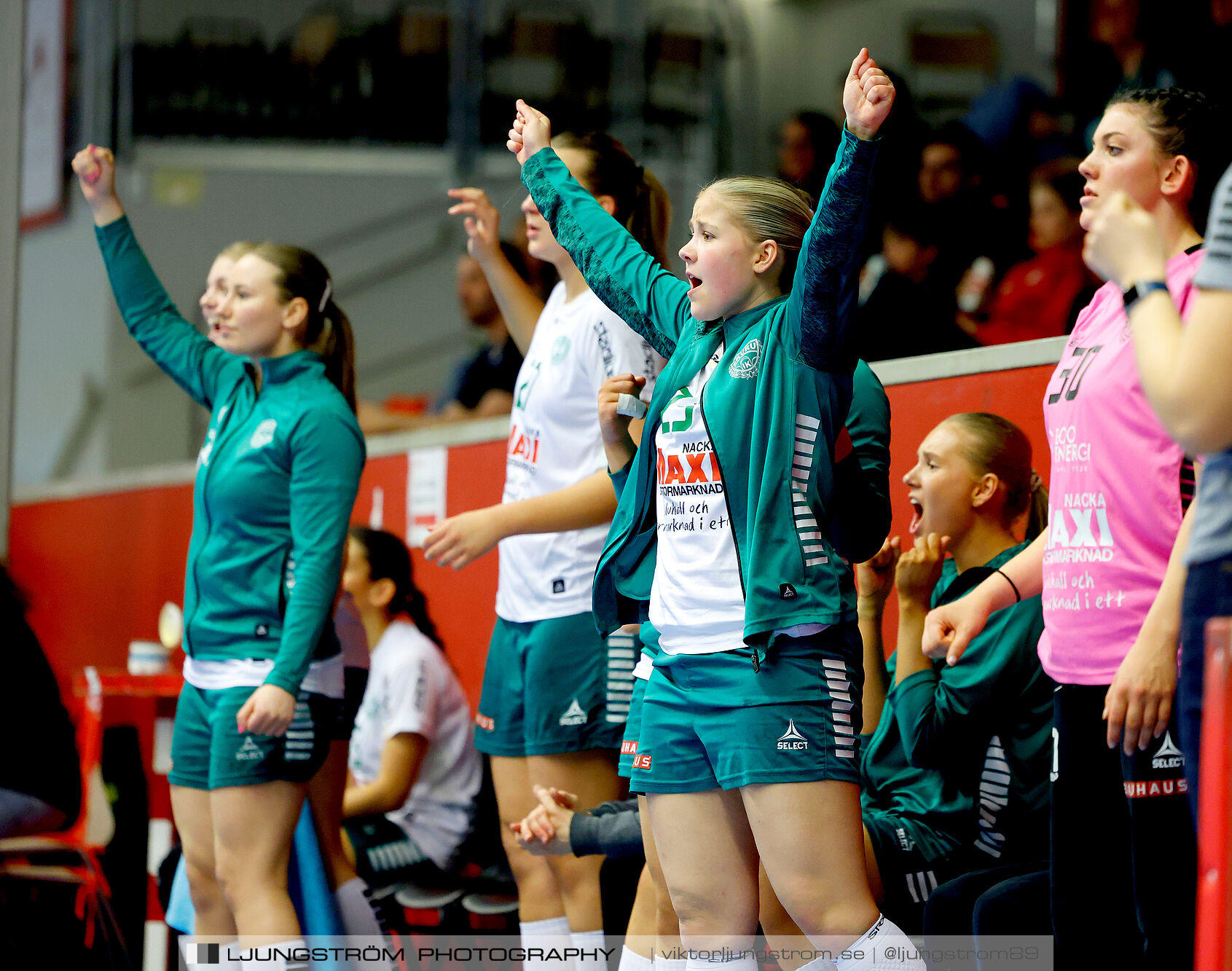 USM F18 Steg 4 Skövde HF-Skuru IK 23-26,dam,Skövde Idrottshall,Skövde,Sverige,Ungdoms-SM,Handboll,2025,369563