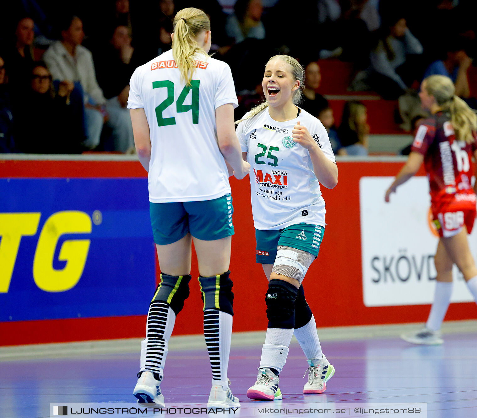 USM F18 Steg 4 Skövde HF-Skuru IK 23-26,dam,Skövde Idrottshall,Skövde,Sverige,Ungdoms-SM,Handboll,2025,369564