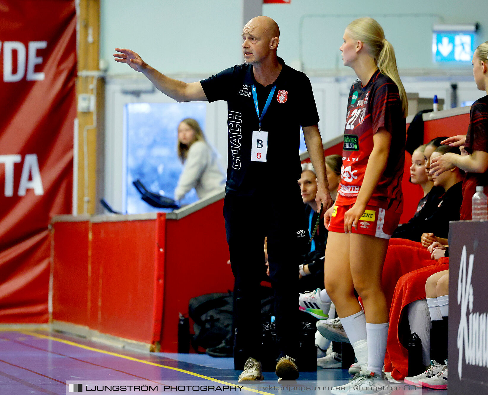 USM F18 Steg 4 Skövde HF-Skuru IK 23-26,dam,Skövde Idrottshall,Skövde,Sverige,Ungdoms-SM,Handboll,2025,369567