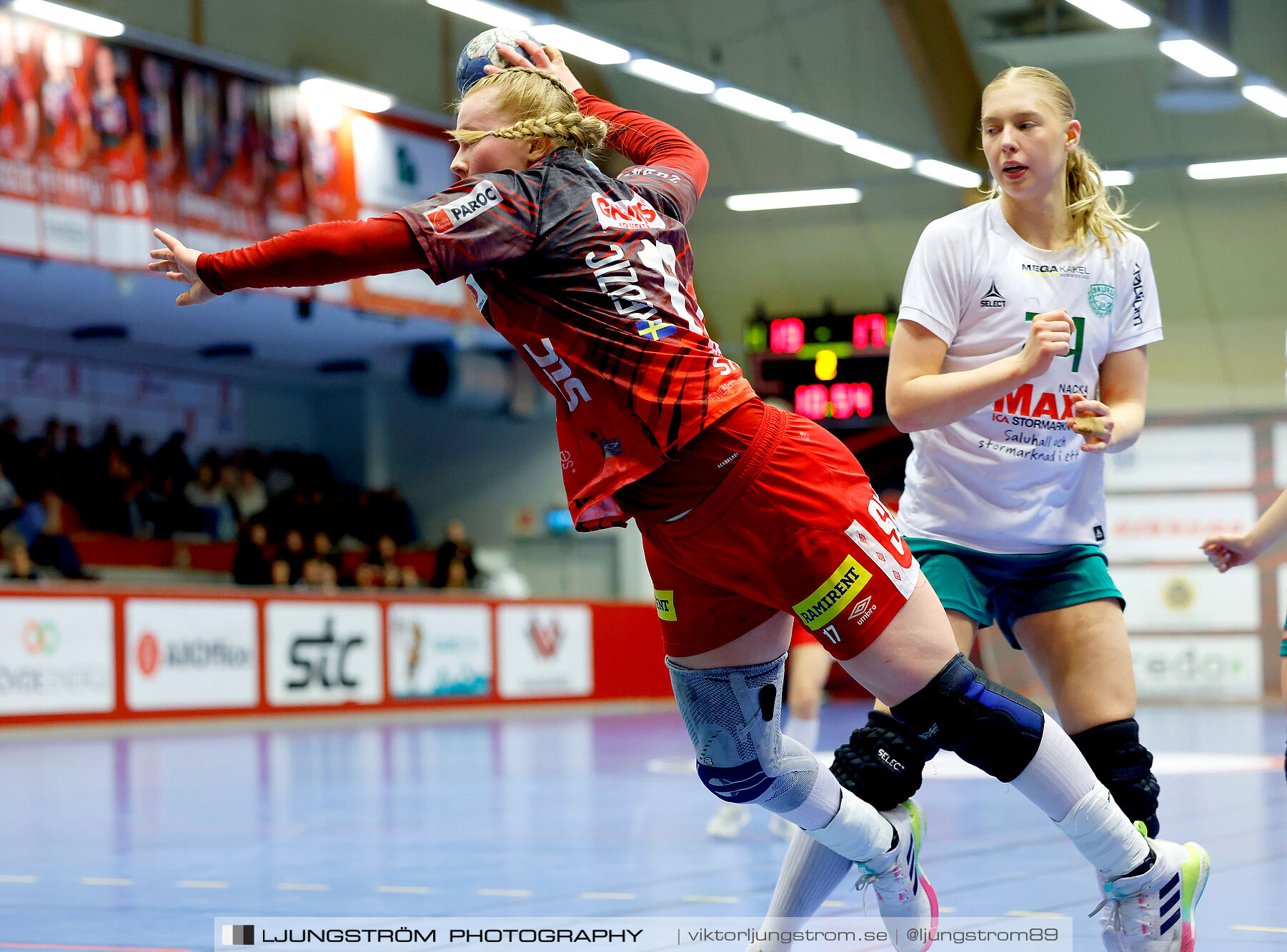 USM F18 Steg 4 Skövde HF-Skuru IK 23-26,dam,Skövde Idrottshall,Skövde,Sverige,Ungdoms-SM,Handboll,2025,369571