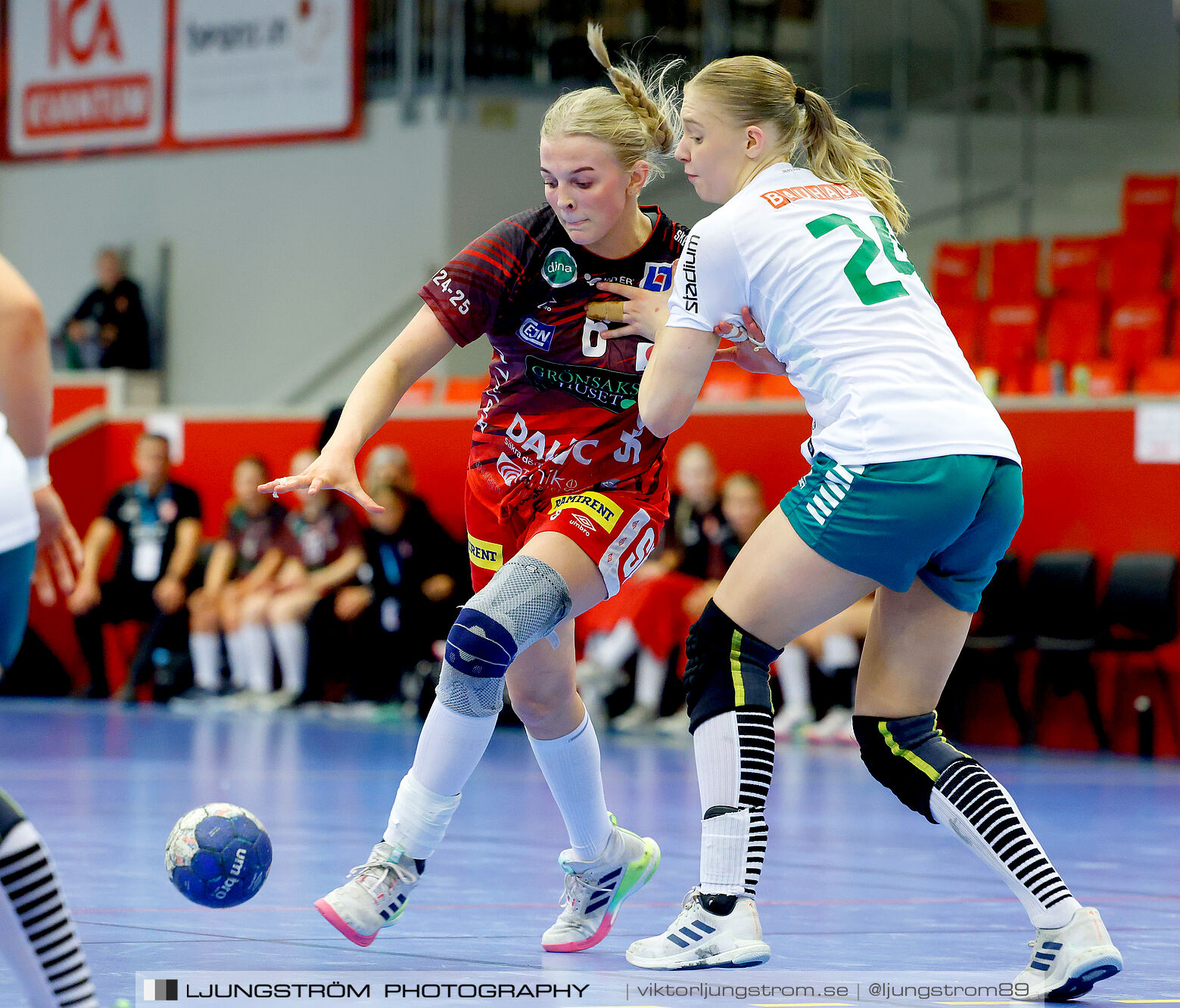 USM F18 Steg 4 Skövde HF-Skuru IK 23-26,dam,Skövde Idrottshall,Skövde,Sverige,Ungdoms-SM,Handboll,2025,369591