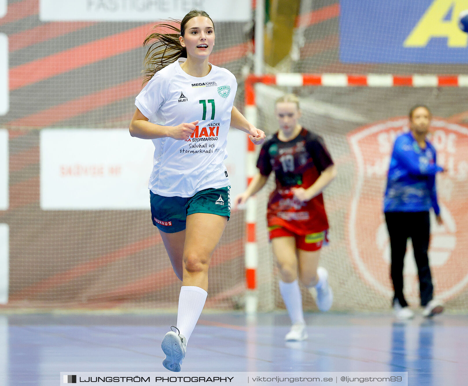 USM F18 Steg 4 Skövde HF-Skuru IK 23-26,dam,Skövde Idrottshall,Skövde,Sverige,Ungdoms-SM,Handboll,2025,369600