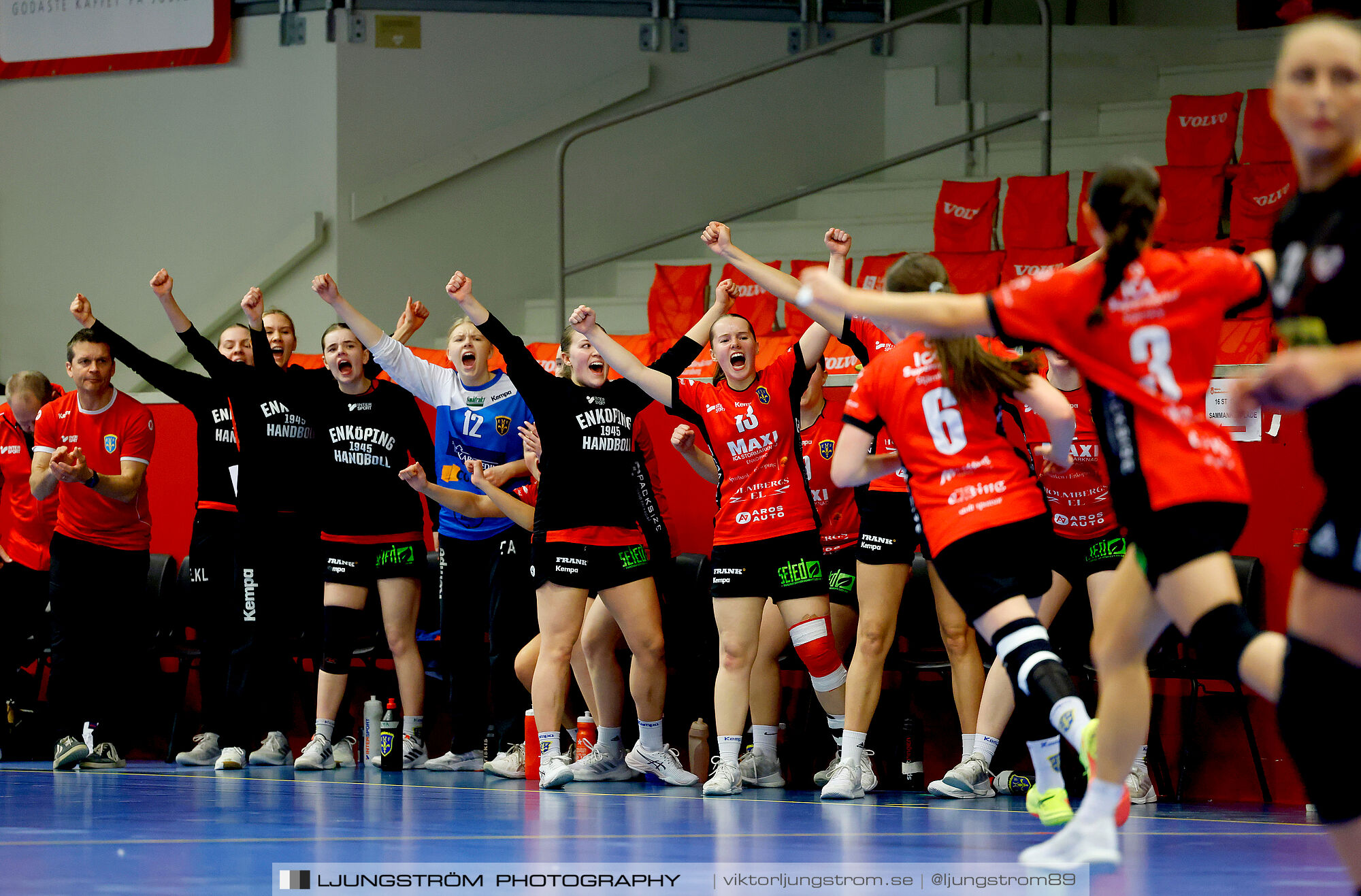 USM F18 Steg 4 HK Malmö-Enköpings HF 37-21,dam,Skövde Idrottshall,Skövde,Sverige,Ungdoms-SM,Handboll,2025,369685