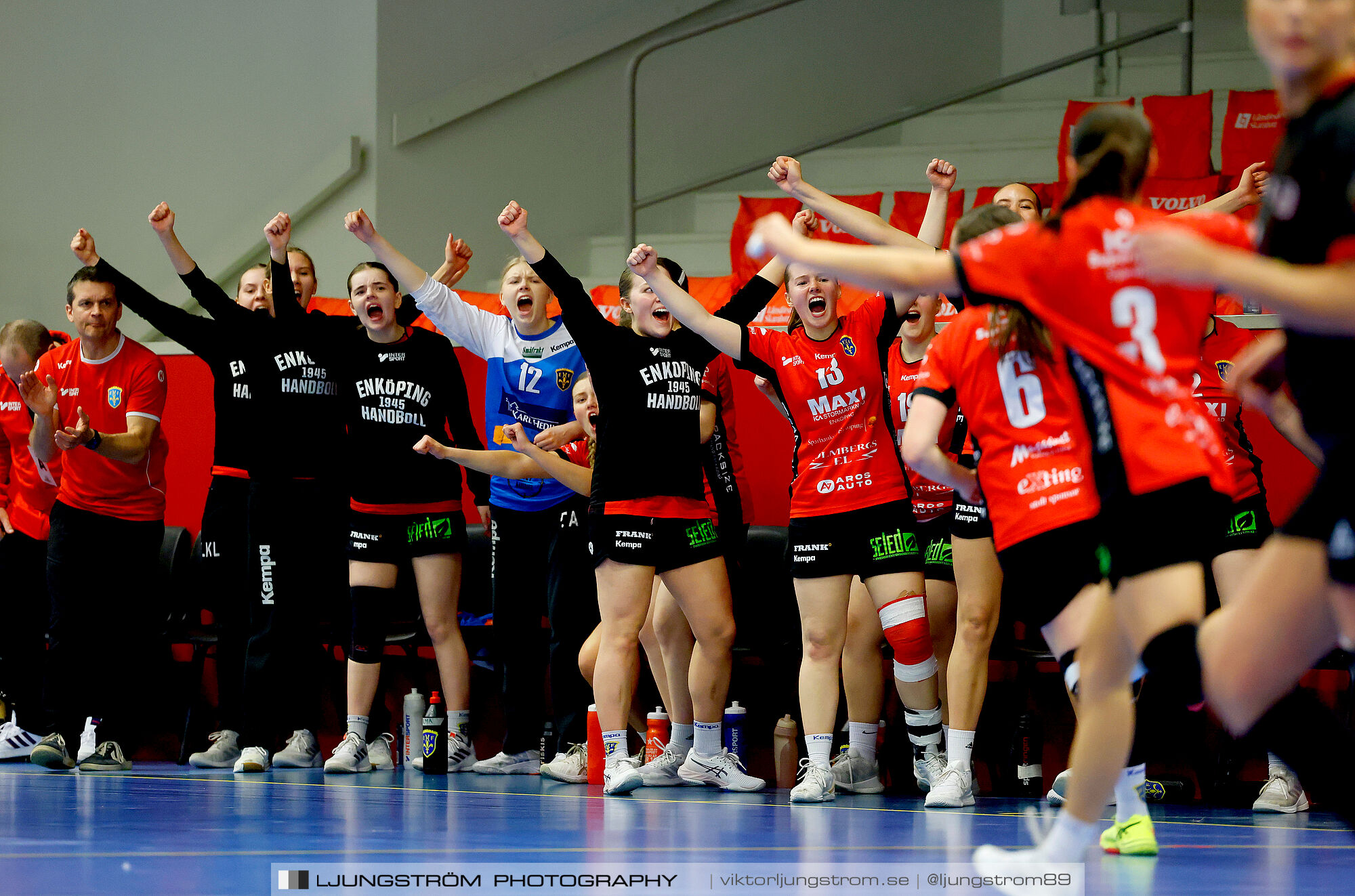 USM F18 Steg 4 HK Malmö-Enköpings HF 37-21,dam,Skövde Idrottshall,Skövde,Sverige,Ungdoms-SM,Handboll,2025,369686