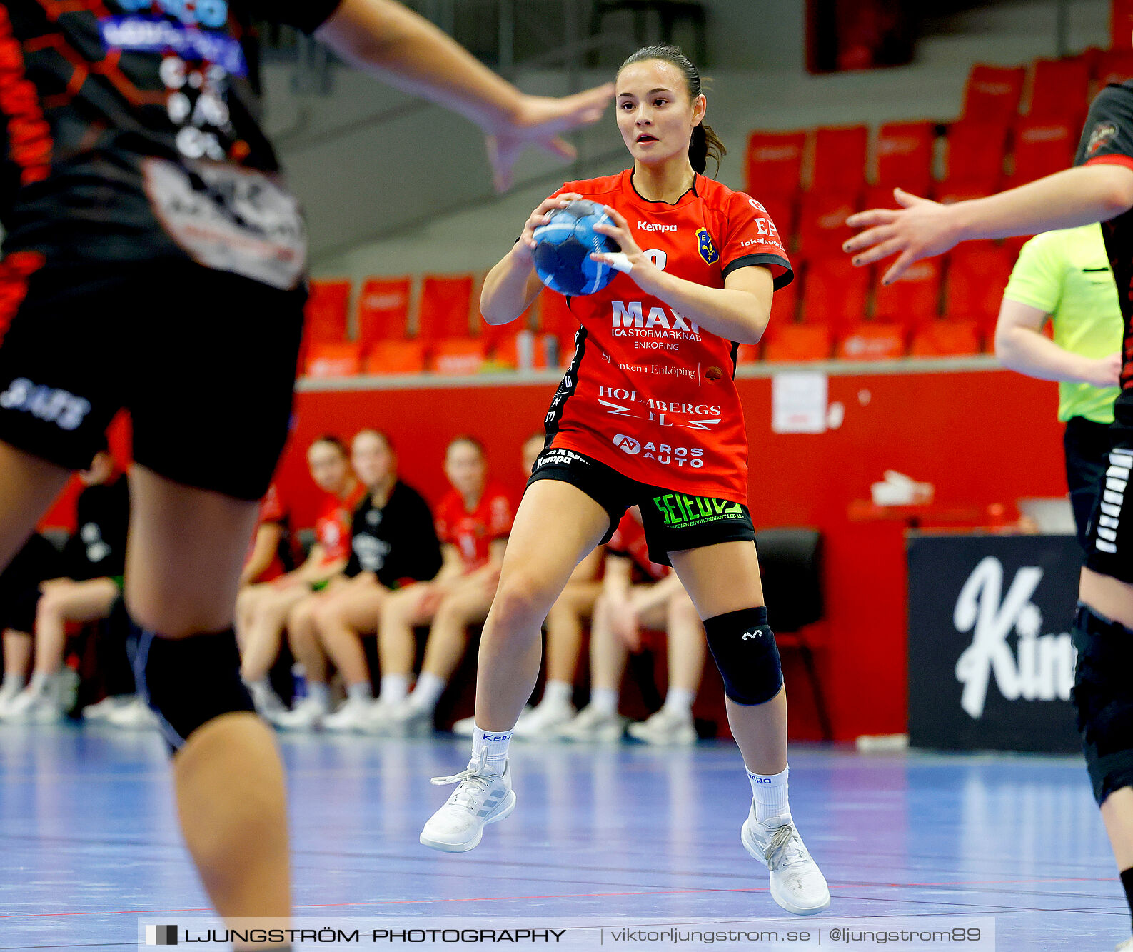 USM F18 Steg 4 HK Malmö-Enköpings HF 37-21,dam,Skövde Idrottshall,Skövde,Sverige,Ungdoms-SM,Handboll,2025,369694
