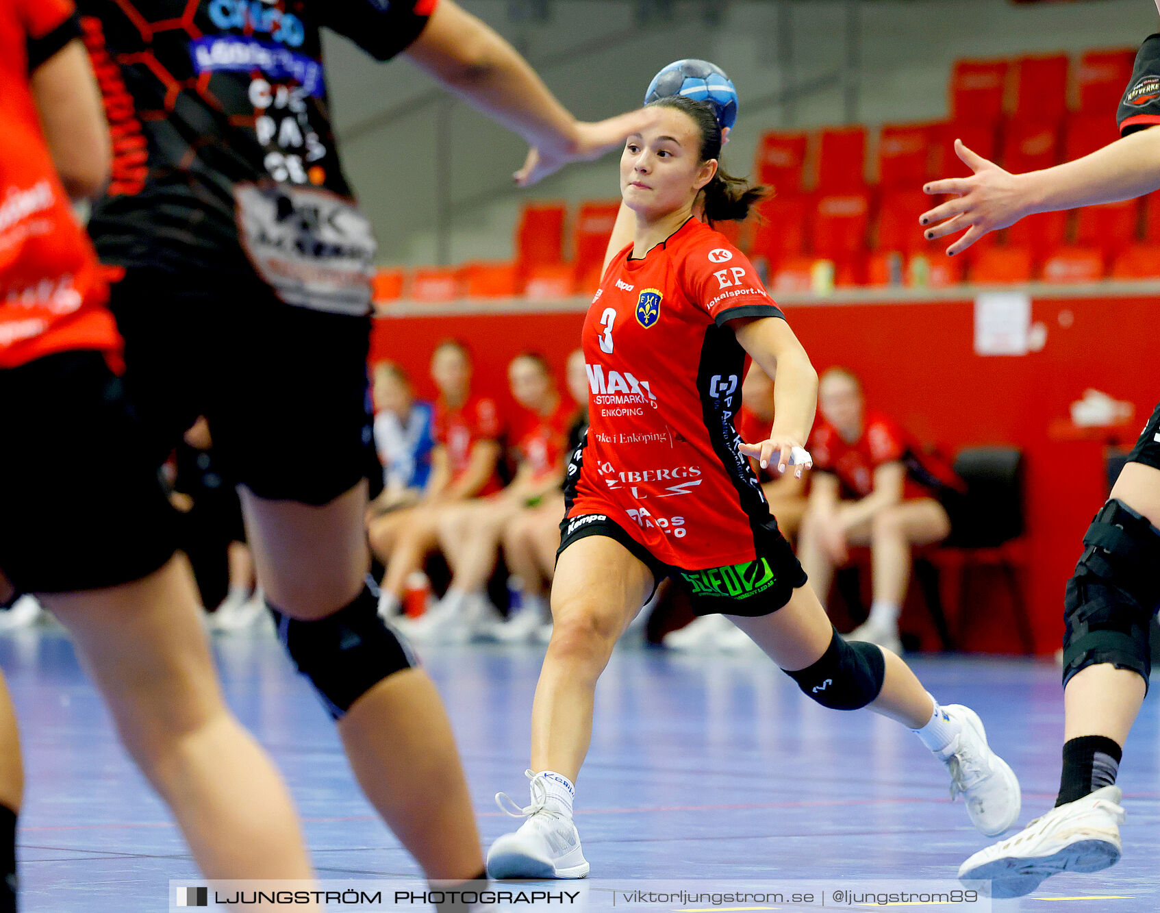 USM F18 Steg 4 HK Malmö-Enköpings HF 37-21,dam,Skövde Idrottshall,Skövde,Sverige,Ungdoms-SM,Handboll,2025,369695