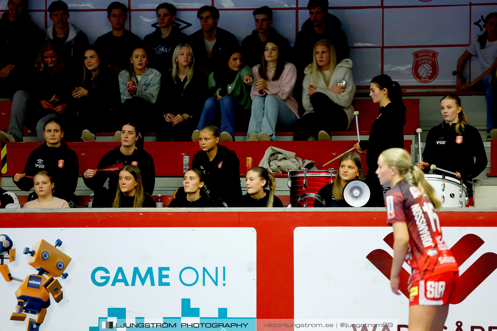 USM F18 Steg 4 Skövde HF-Skuru IK 23-26,dam,Skövde Idrottshall,Skövde,Sverige,Ungdoms-SM,Handboll,2025,369702