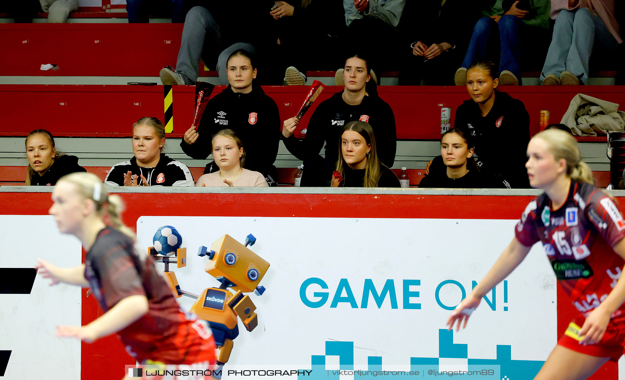 USM F18 Steg 4 Skövde HF-Skuru IK 23-26,dam,Skövde Idrottshall,Skövde,Sverige,Ungdoms-SM,Handboll,2025,369703