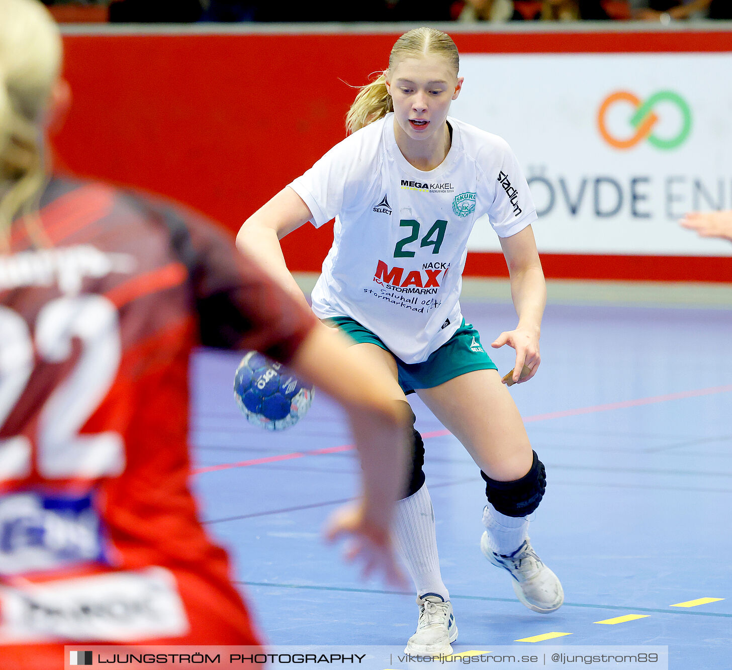 USM F18 Steg 4 Skövde HF-Skuru IK 23-26,dam,Skövde Idrottshall,Skövde,Sverige,Ungdoms-SM,Handboll,2025,369704