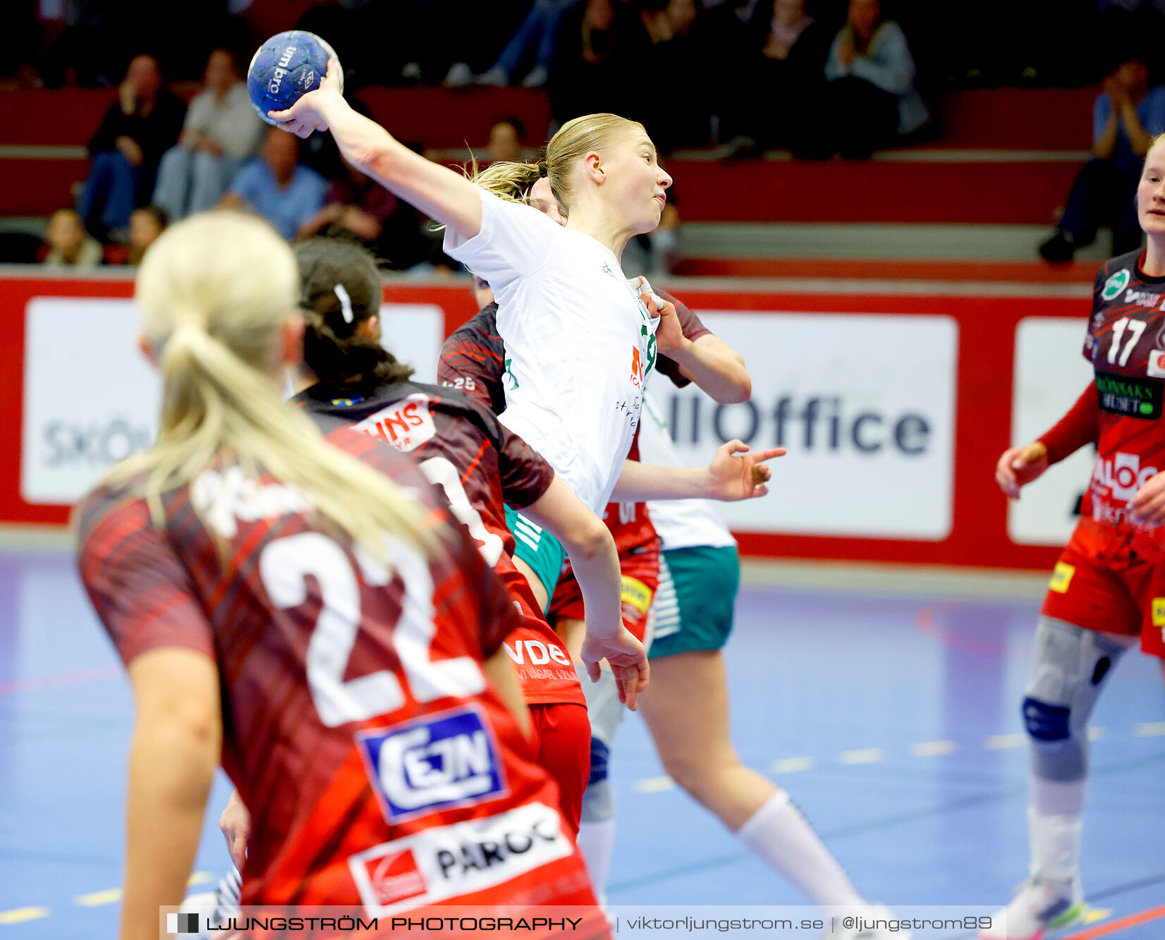 USM F18 Steg 4 Skövde HF-Skuru IK 23-26,dam,Skövde Idrottshall,Skövde,Sverige,Ungdoms-SM,Handboll,2025,369705