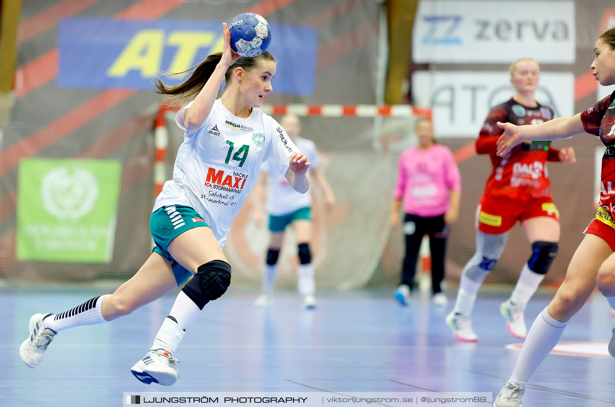 USM F18 Steg 4 Skövde HF-Skuru IK 23-26,dam,Skövde Idrottshall,Skövde,Sverige,Ungdoms-SM,Handboll,2025,369707