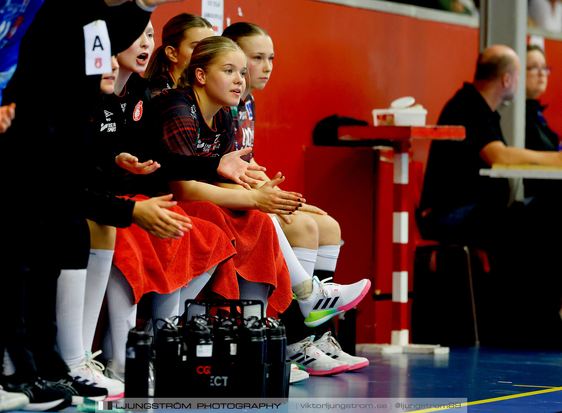 USM F18 Steg 4 Skövde HF-Skuru IK 23-26,dam,Skövde Idrottshall,Skövde,Sverige,Ungdoms-SM,Handboll,2025,369714
