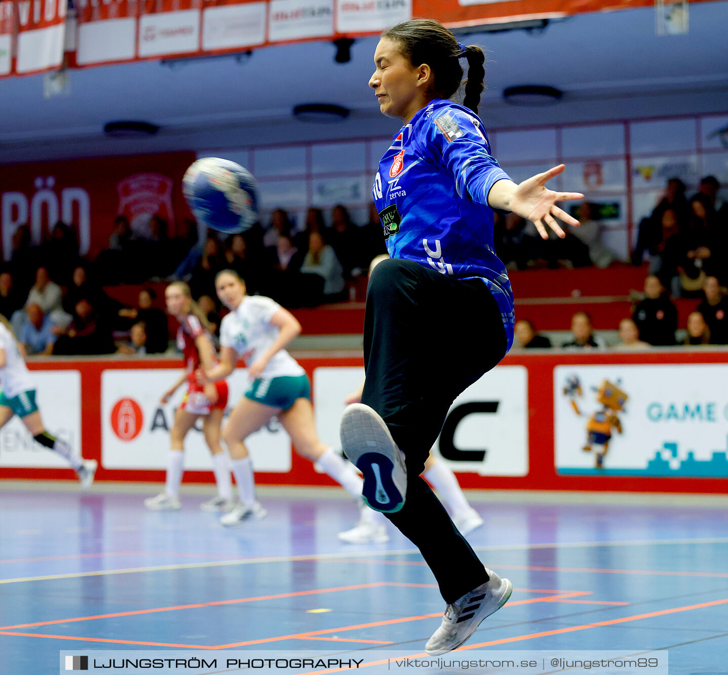 USM F18 Steg 4 Skövde HF-Skuru IK 23-26,dam,Skövde Idrottshall,Skövde,Sverige,Ungdoms-SM,Handboll,2025,369724